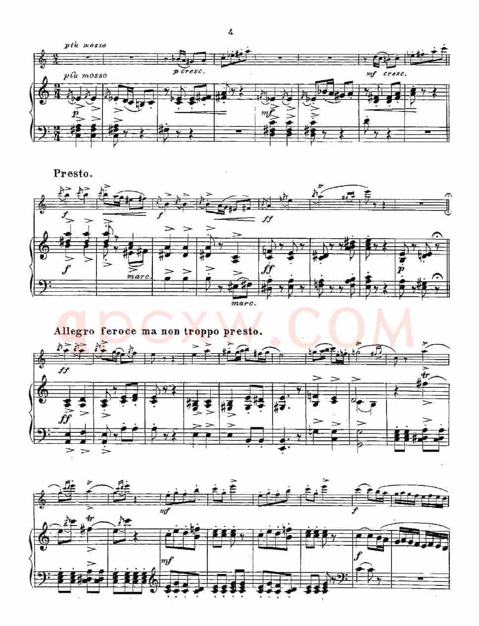Opern-Transcriptionen.Op.45-7（长笛+钢琴伴奏）