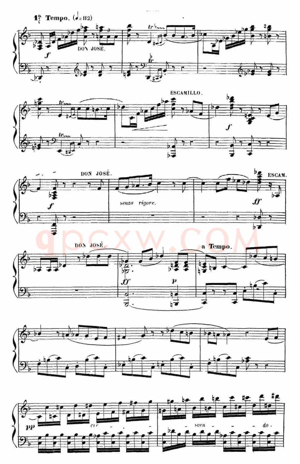 Carmen for Solo Piano（卡门全剧钢琴独奏版）（No.23）