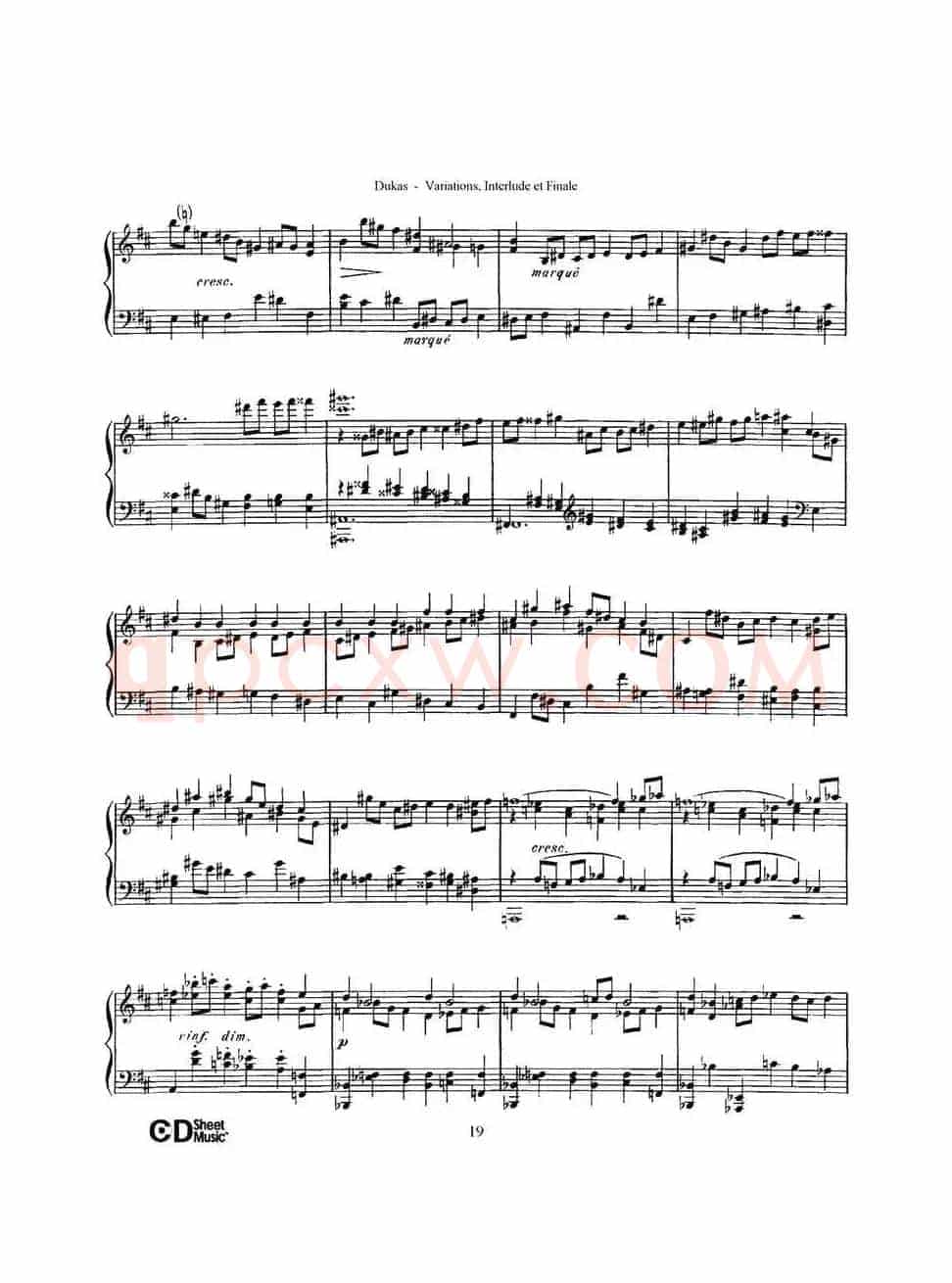 Variations, Interlude & Finale on theme de Rameau(拉摩主题变奏曲、间奏曲和终曲·第二部分)