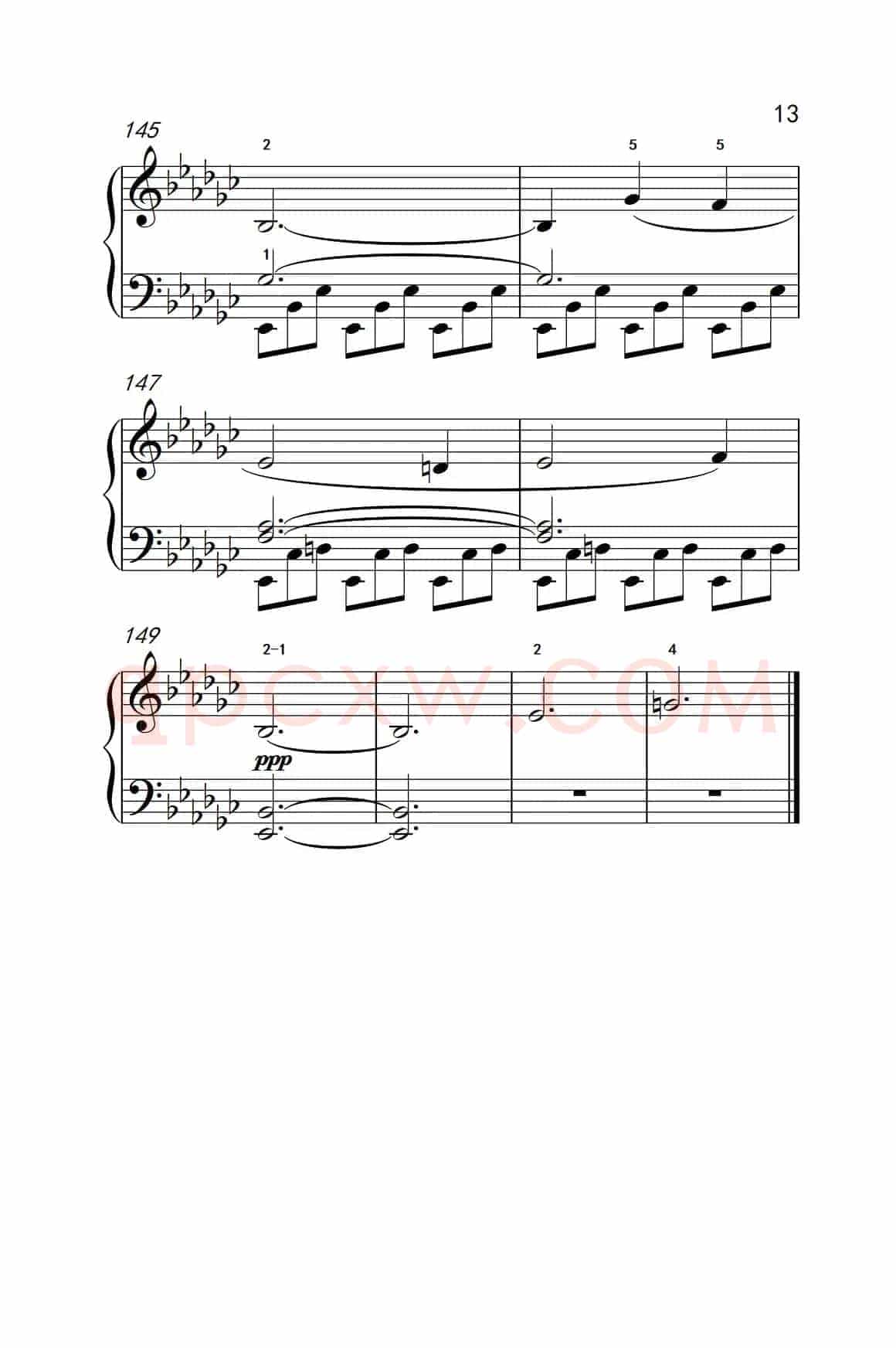 奏鸣曲 Opus 7 第三乐章（贝多芬奏鸣曲集 2）