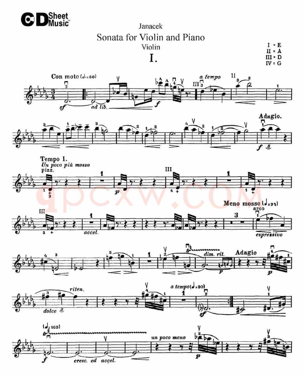 Janacek Sonata for Violin