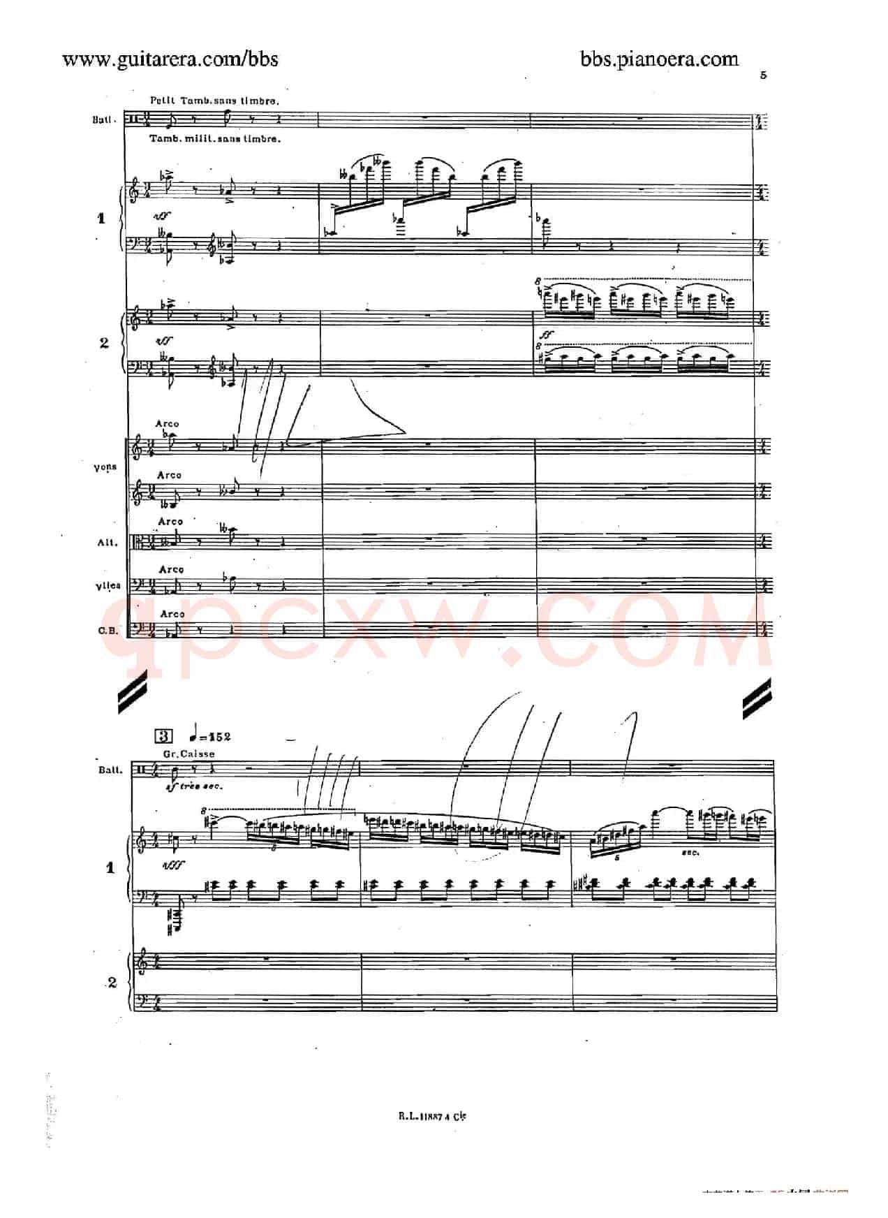 Concerto for 2 Pianos in d Minor(d小调双钢琴协奏曲·总谱)