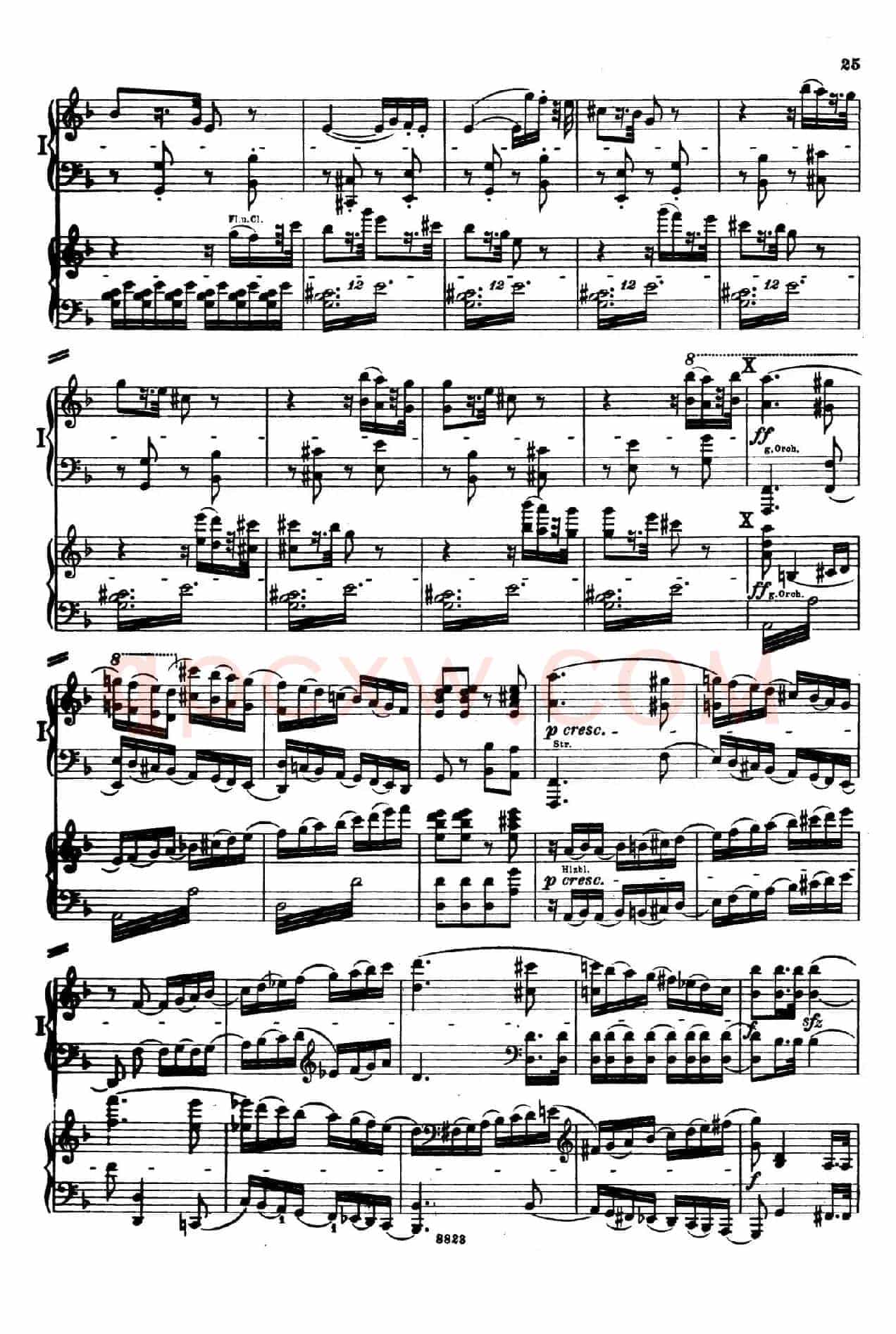 d小调第九交响曲 Op.125(双钢琴P23——32)