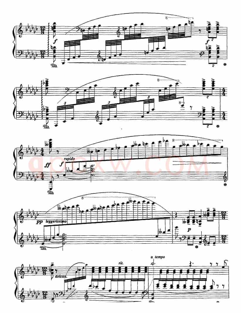现代钢琴曲：21、夜曲