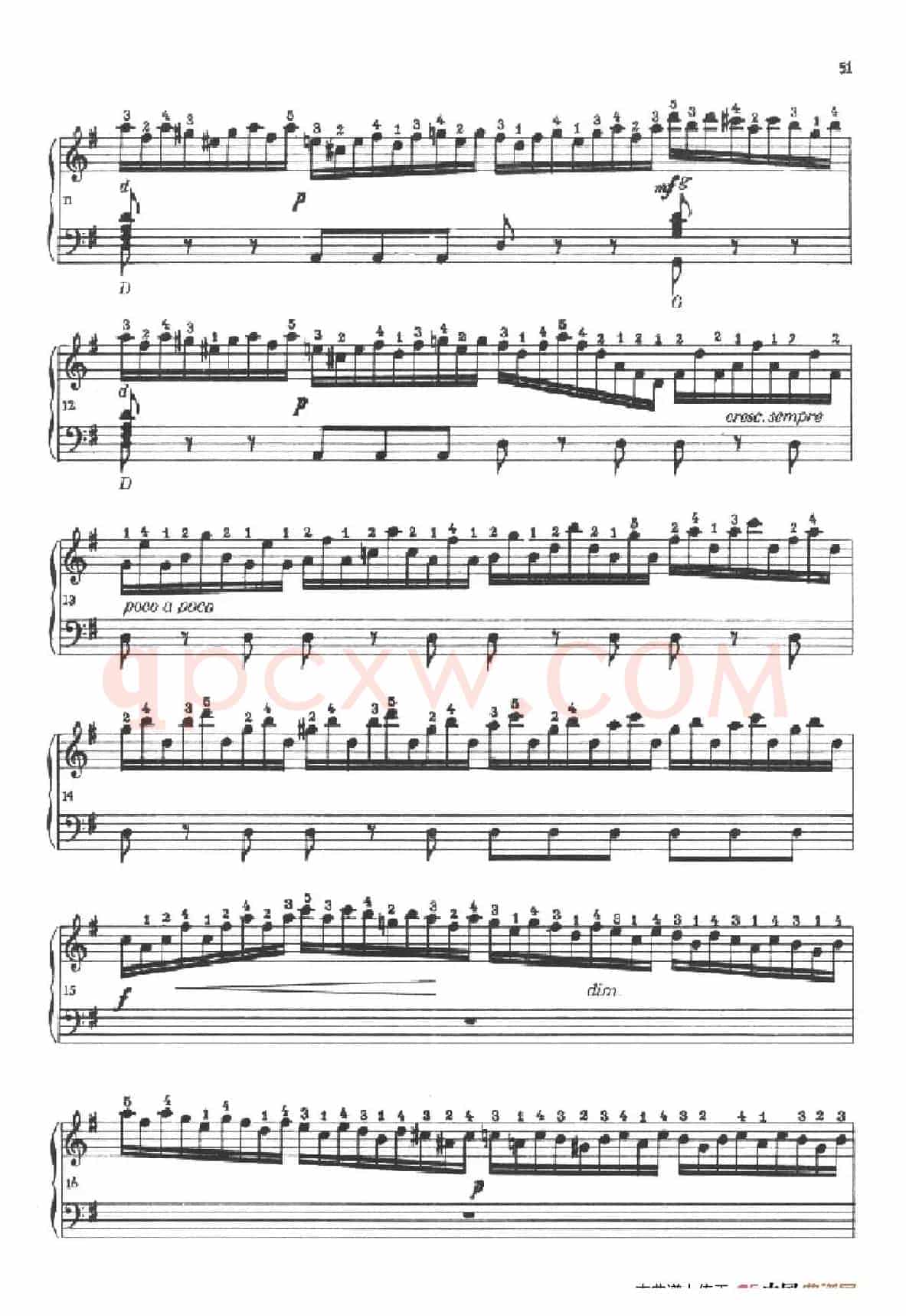 《车尔尼手风琴练习曲集》第Ⅱ册（第21——23首）