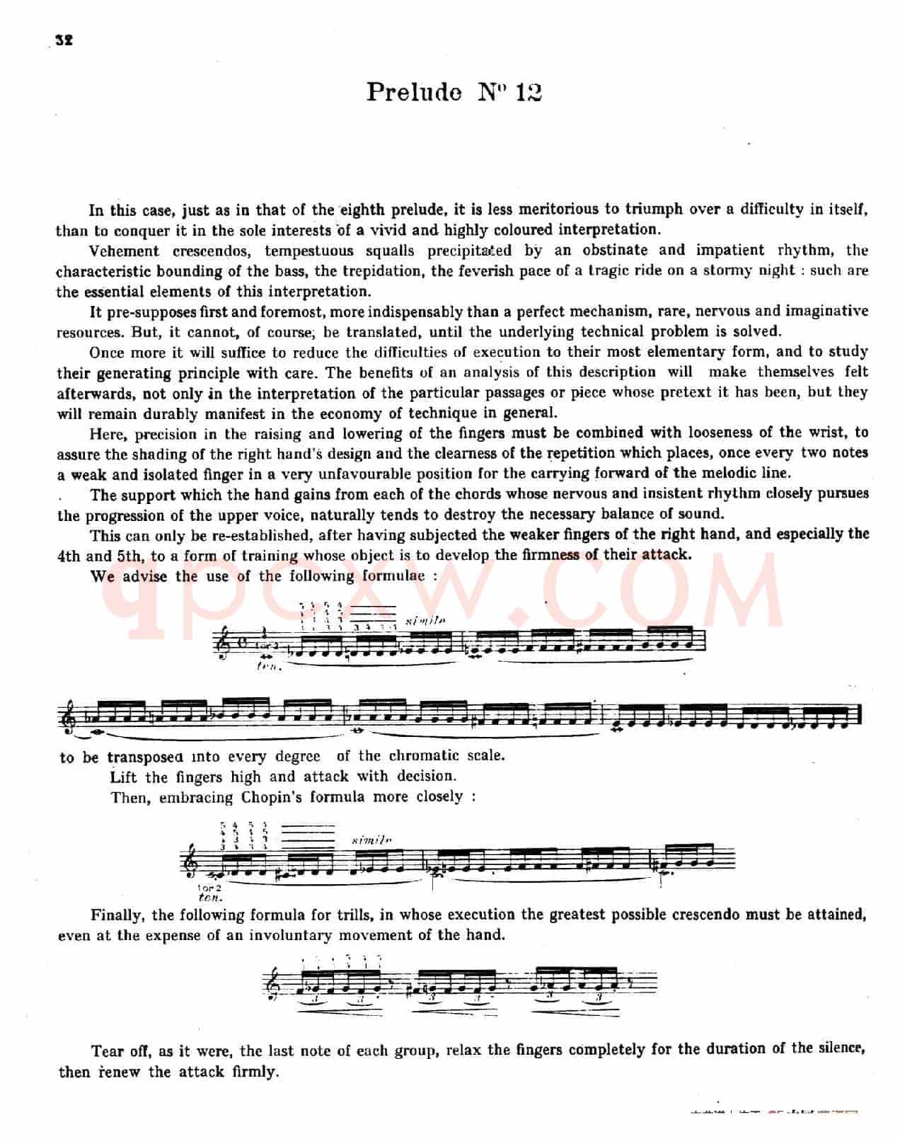 Preludes Op.28（24首前奏曲·12）