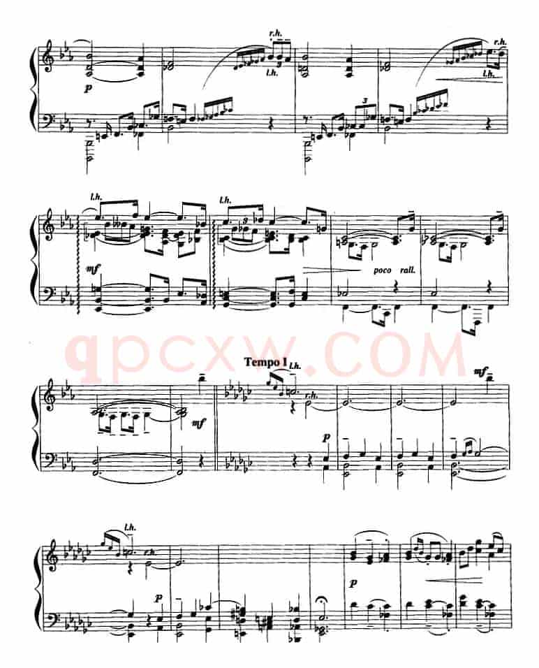 现代钢琴曲：2、即兴曲