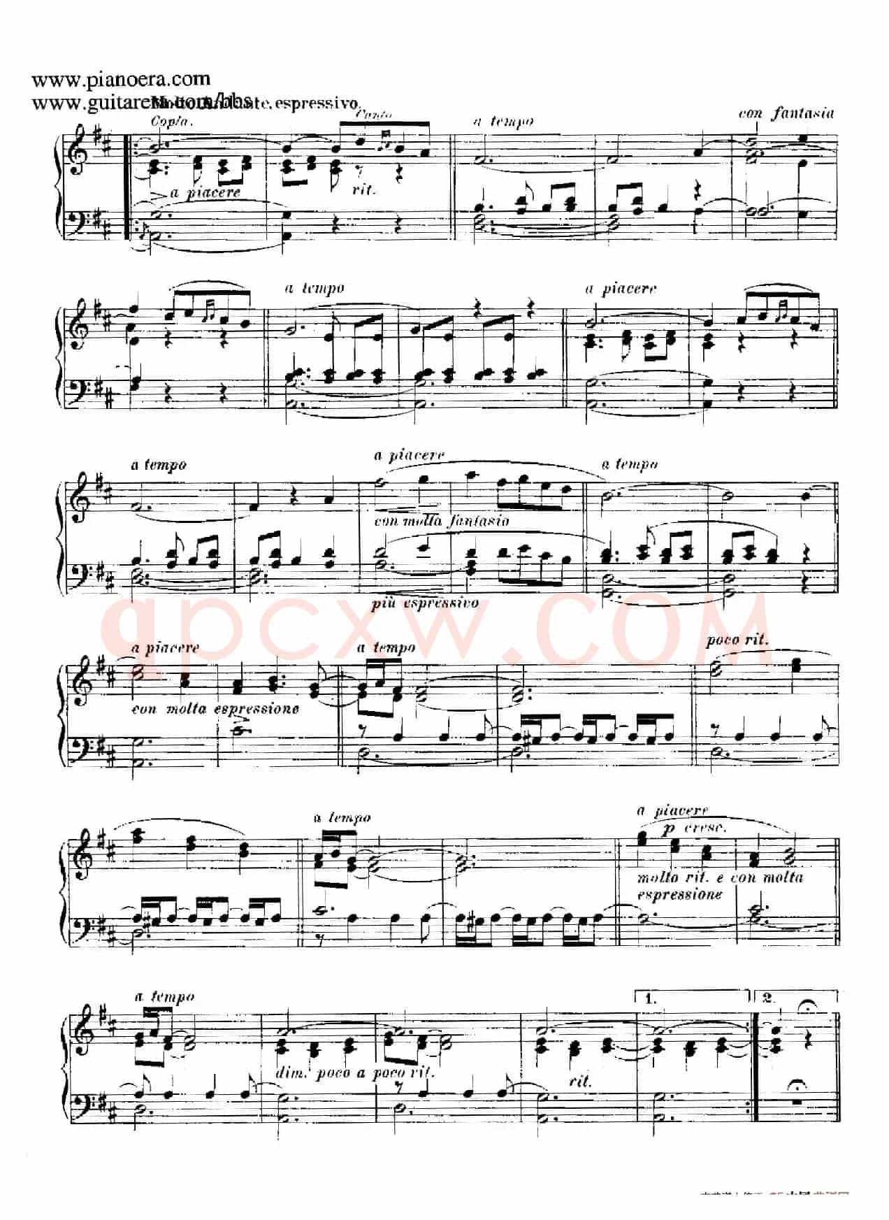 12 Spanish Danses Op.37(12首西班牙舞曲·6)