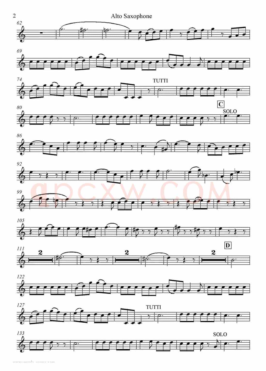 Mozart：Concerto KV495 No.4-3st Rondo 回旋曲（中音萨克斯）