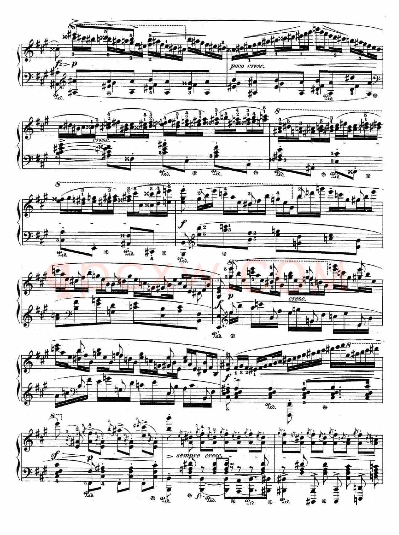 Allegro de Concerto Op.46(A大调音乐会快板)