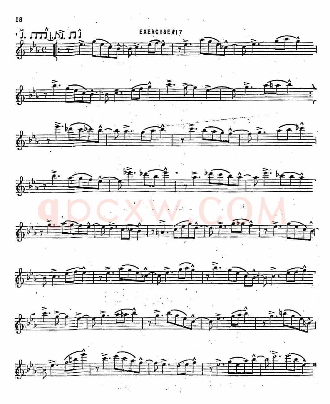 Intermediate Jazz Conception by Lennie Niehaus（20 Jazz Exercises）