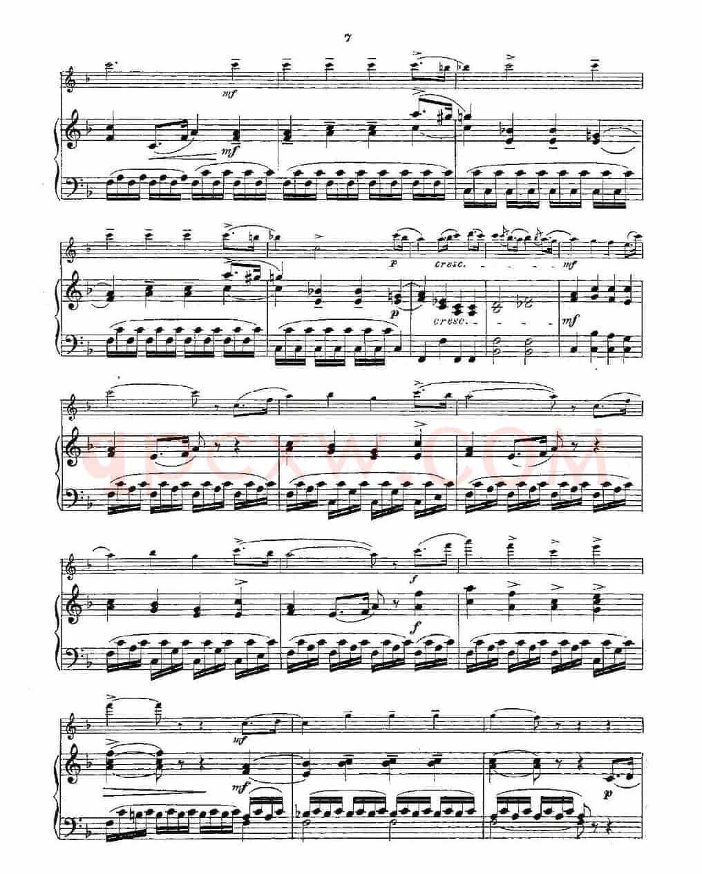 Opern-Transcriptionen.Op.45-3（长笛+钢琴伴奏）