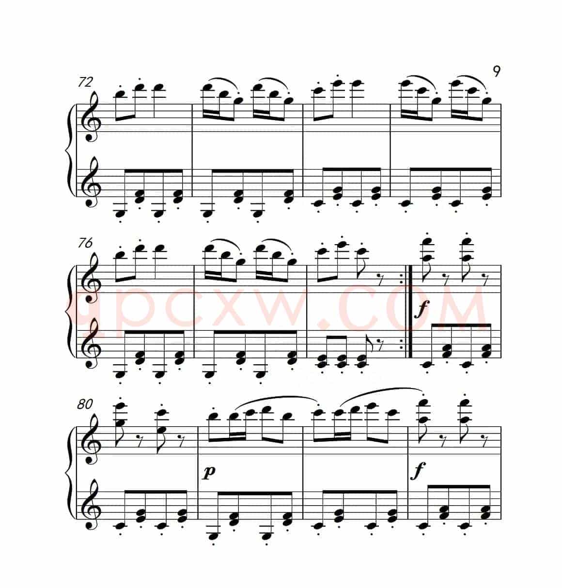 第四级B组 洋娃娃的梦（中国音乐学院钢琴考级作品1~6级）