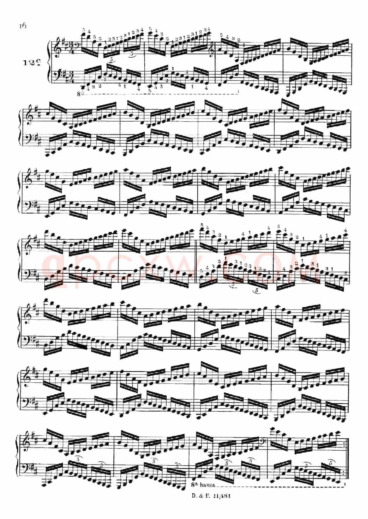 51 Exercises, WoO 6（51首钢琴练习 8—12）