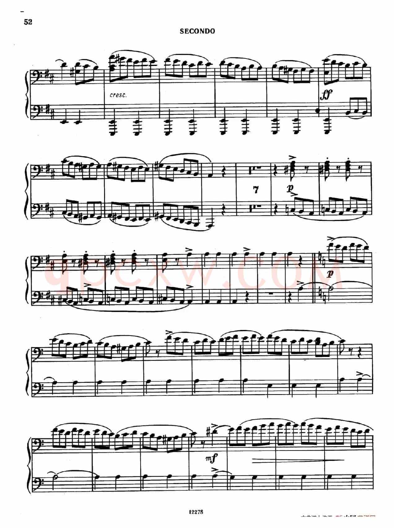 Tarantella in D Major(D大调塔兰泰拉舞曲·四手联弹)