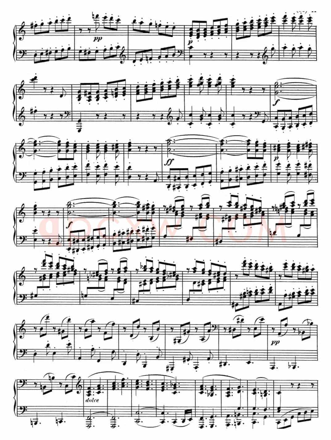 贝多芬钢琴奏鸣曲03 C大调 Op.2 No.3 C major