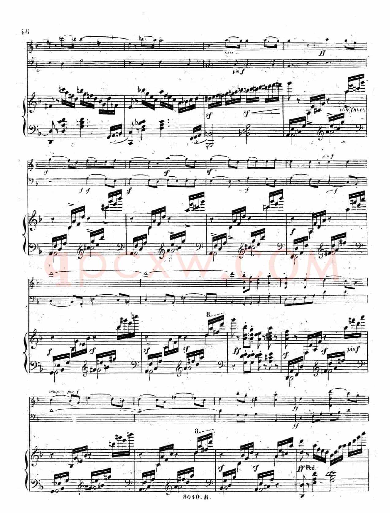 Piano Trio No.1 in d Minor Op.49(d小调第一钢琴三重奏·第四乐章)