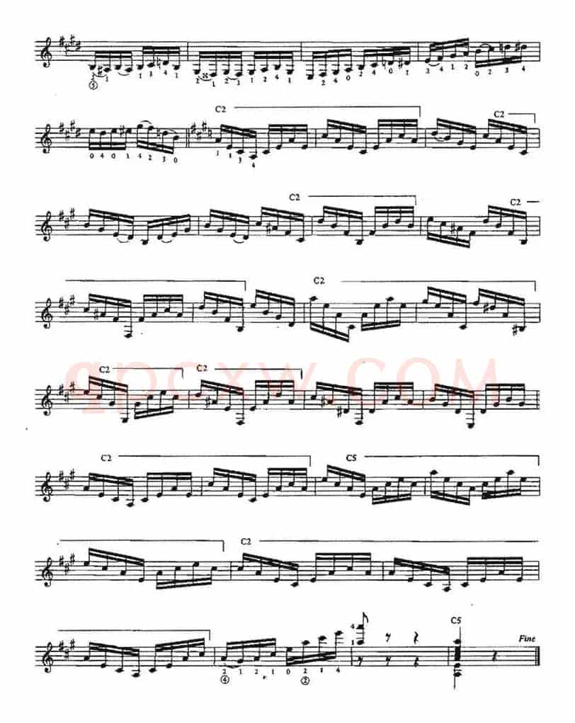 Estudio de Concierto(古典吉他)