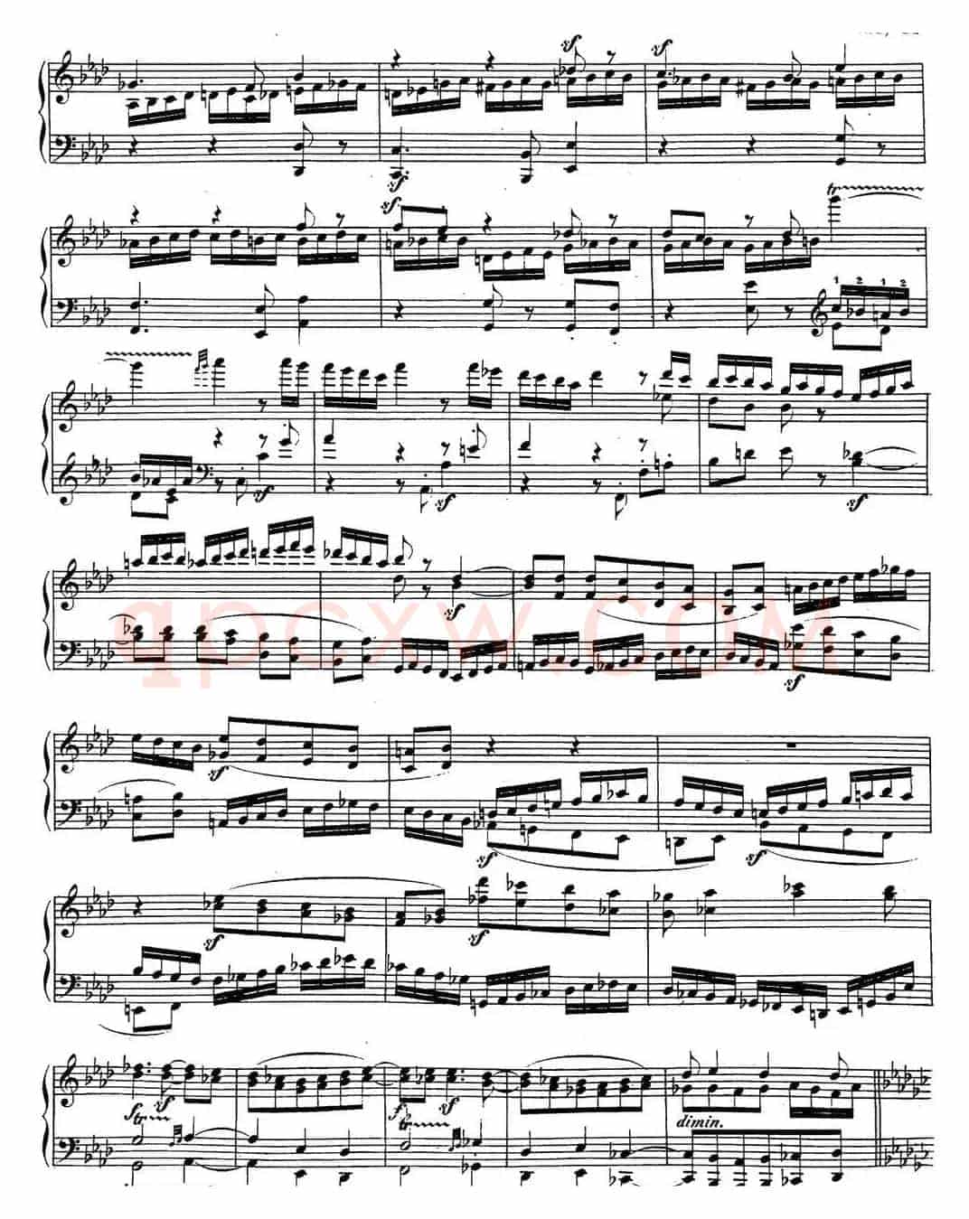 贝多芬钢琴奏鸣曲29 钢琴（锥子键琴）降B大调 Op.106 B-flat major