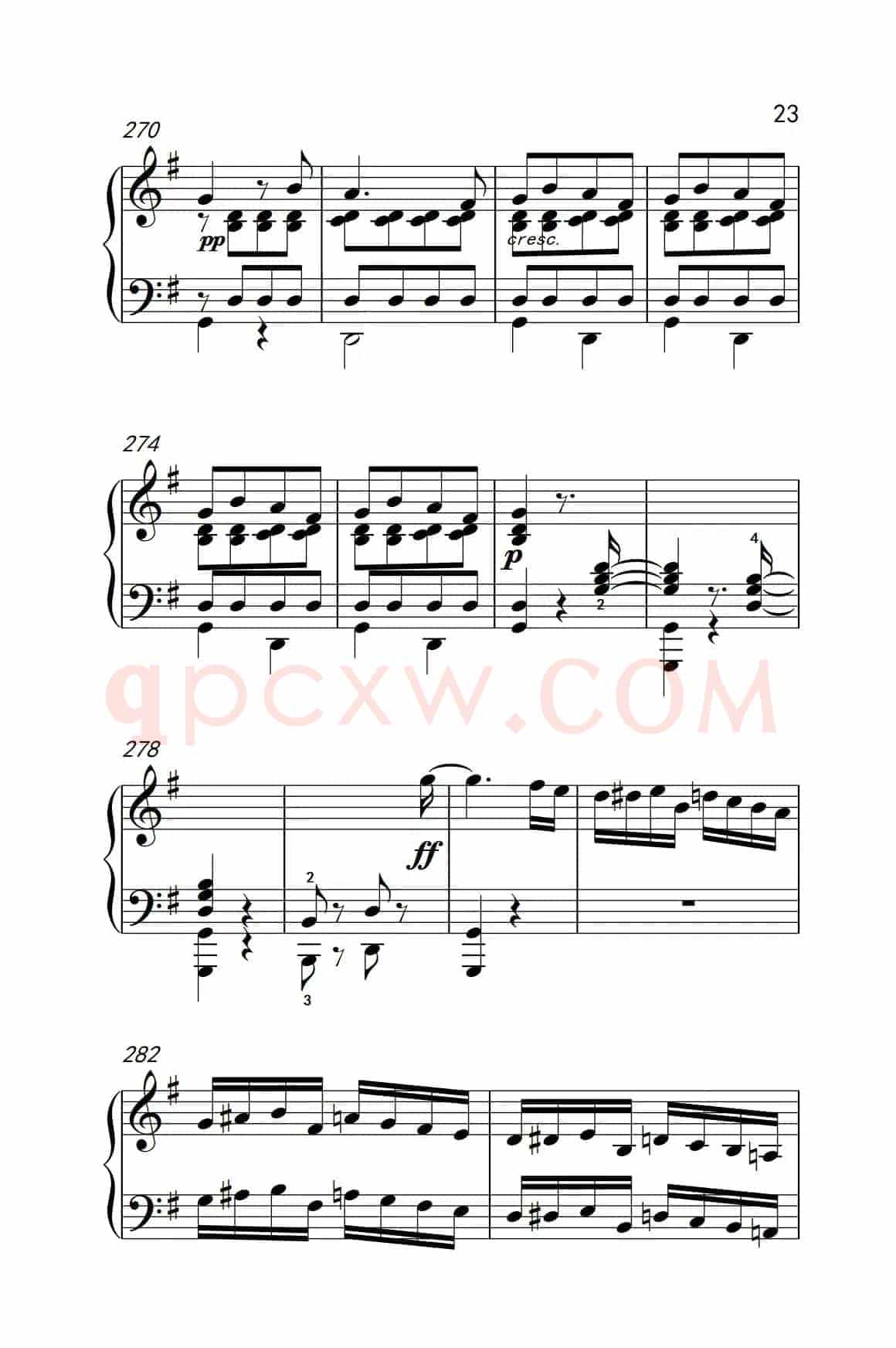 第九级2.G大调奏鸣曲 第一乐章 Op.31 No.1（中央音乐学院 钢琴（业余）考级教程 7-9级）