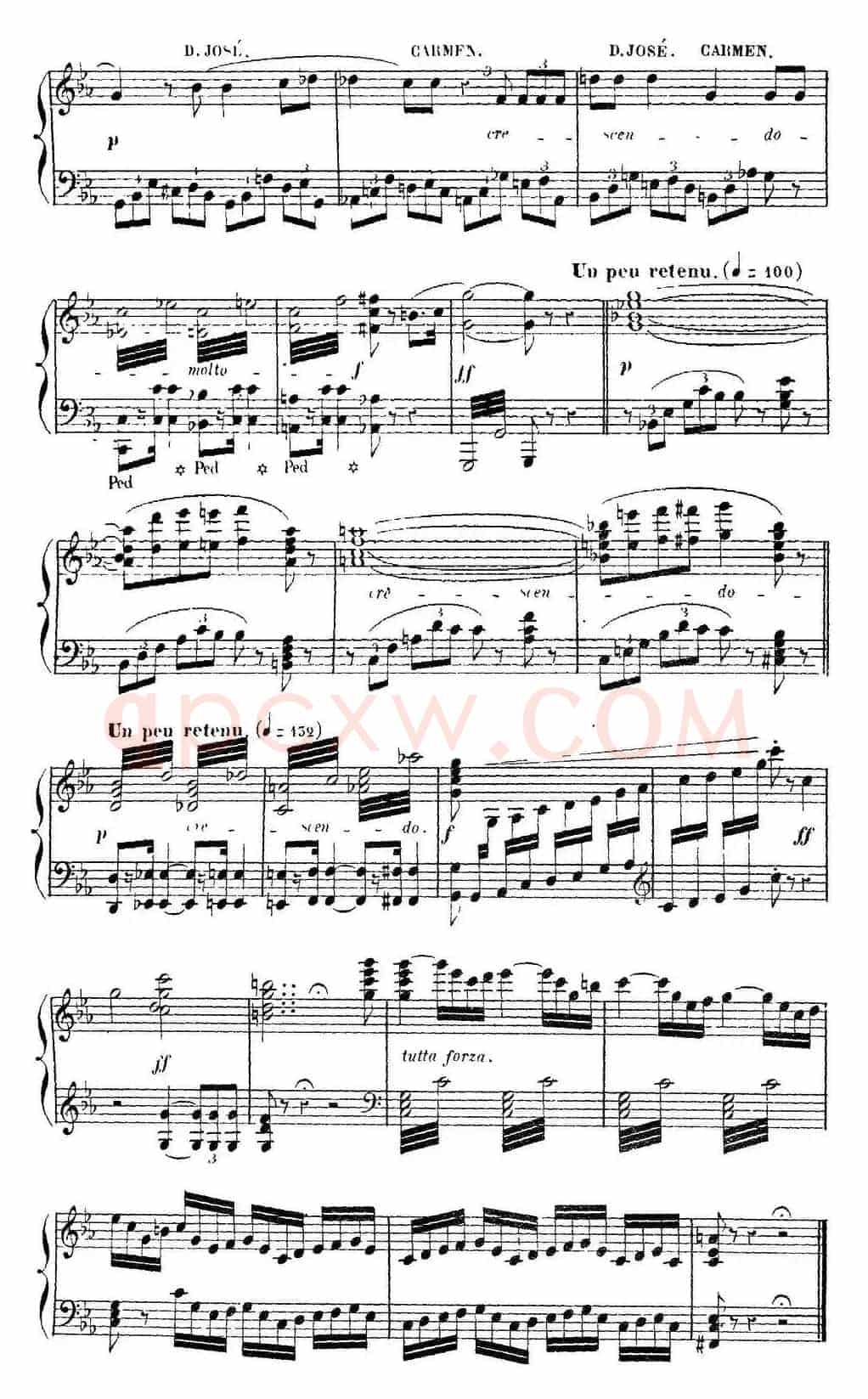 Carmen for Solo Piano（卡门全剧钢琴独奏版）（No.16）
