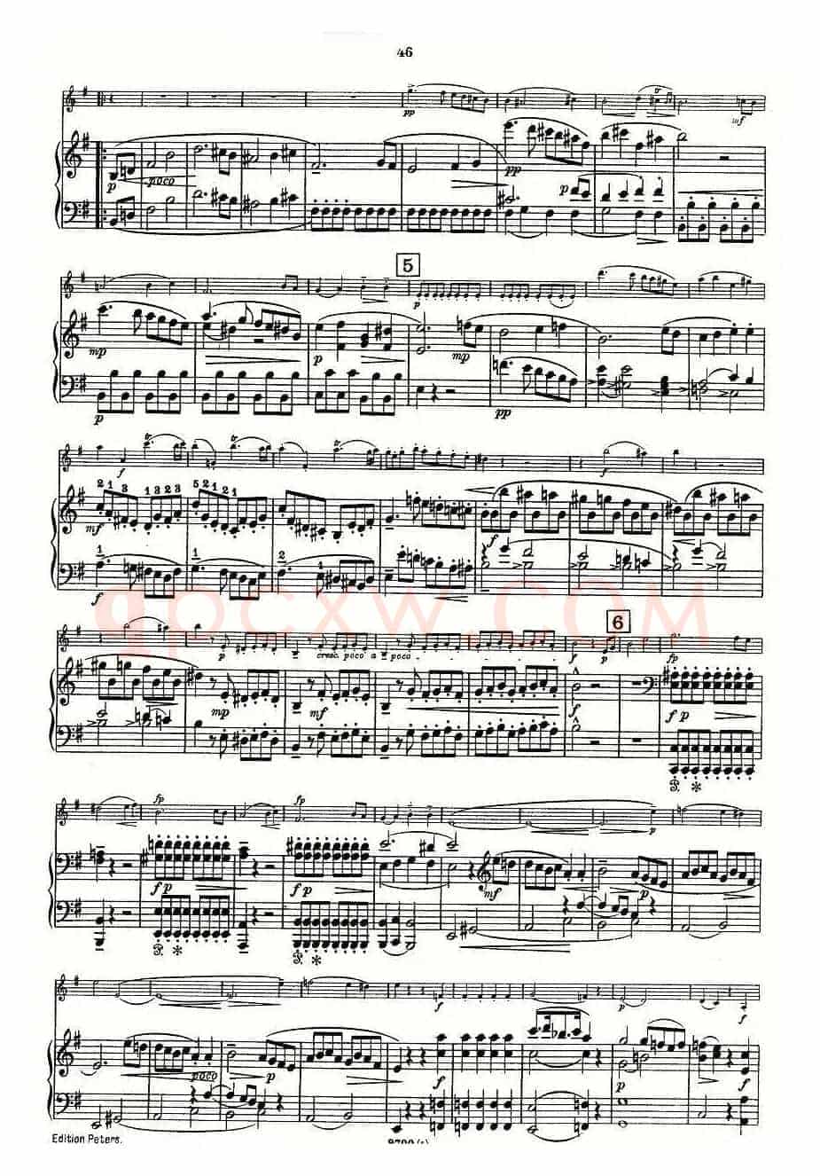 Mozart - Violin Sonata No.4, KV. 304（第四小提琴奏鸣曲）