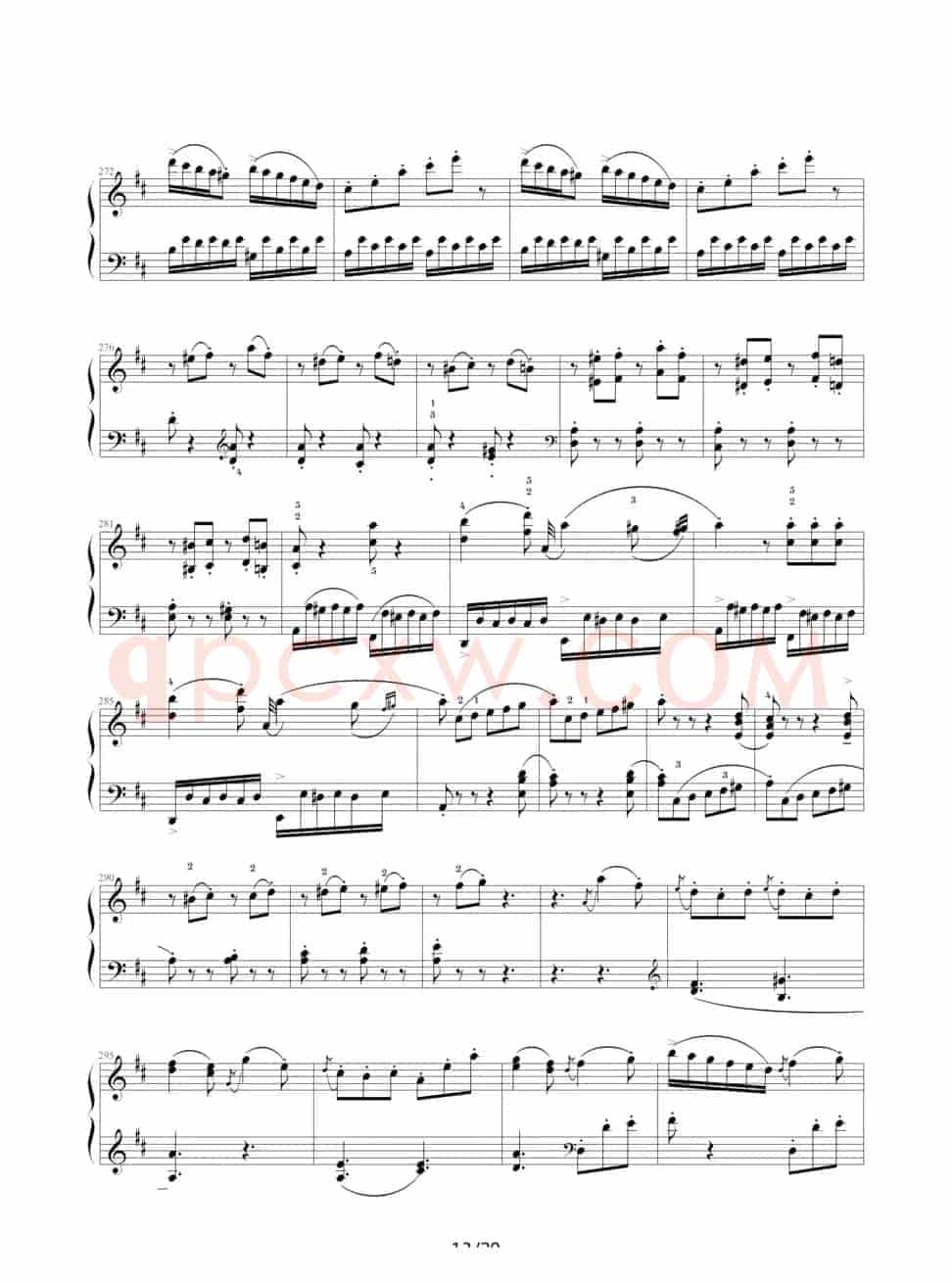 D大调奏鸣曲K.311（完整版）