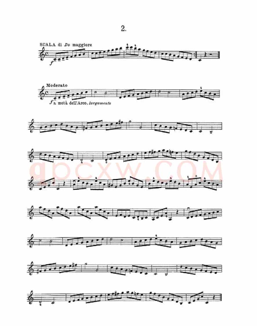 36 Studi Melodici E Facilissimi  Op.48之1—10（36首容易旋律 作品.48）