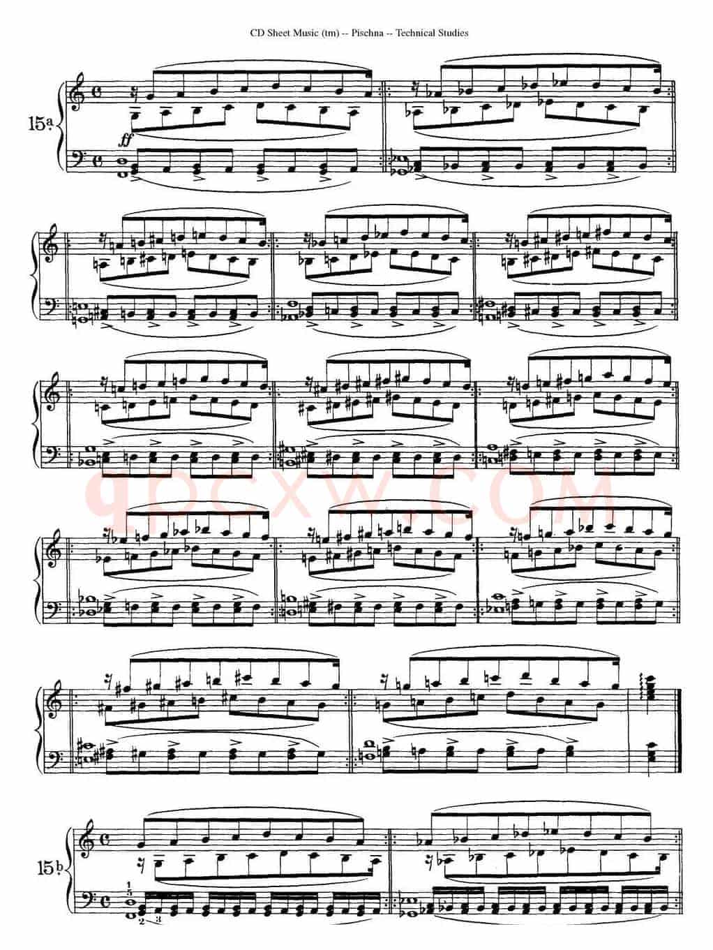 Technical Studies 60 Progressive Exercises (60首钢琴循序渐进练习曲 P21——30)