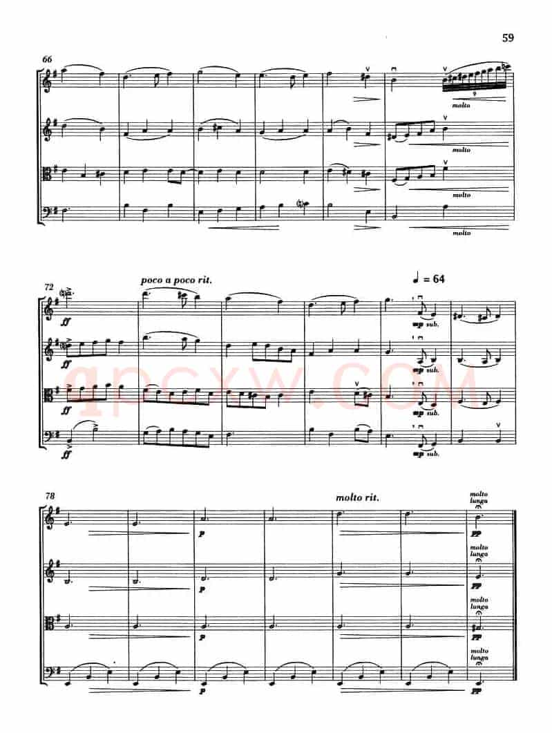 GREENSLEEVES（弦乐四重奏）