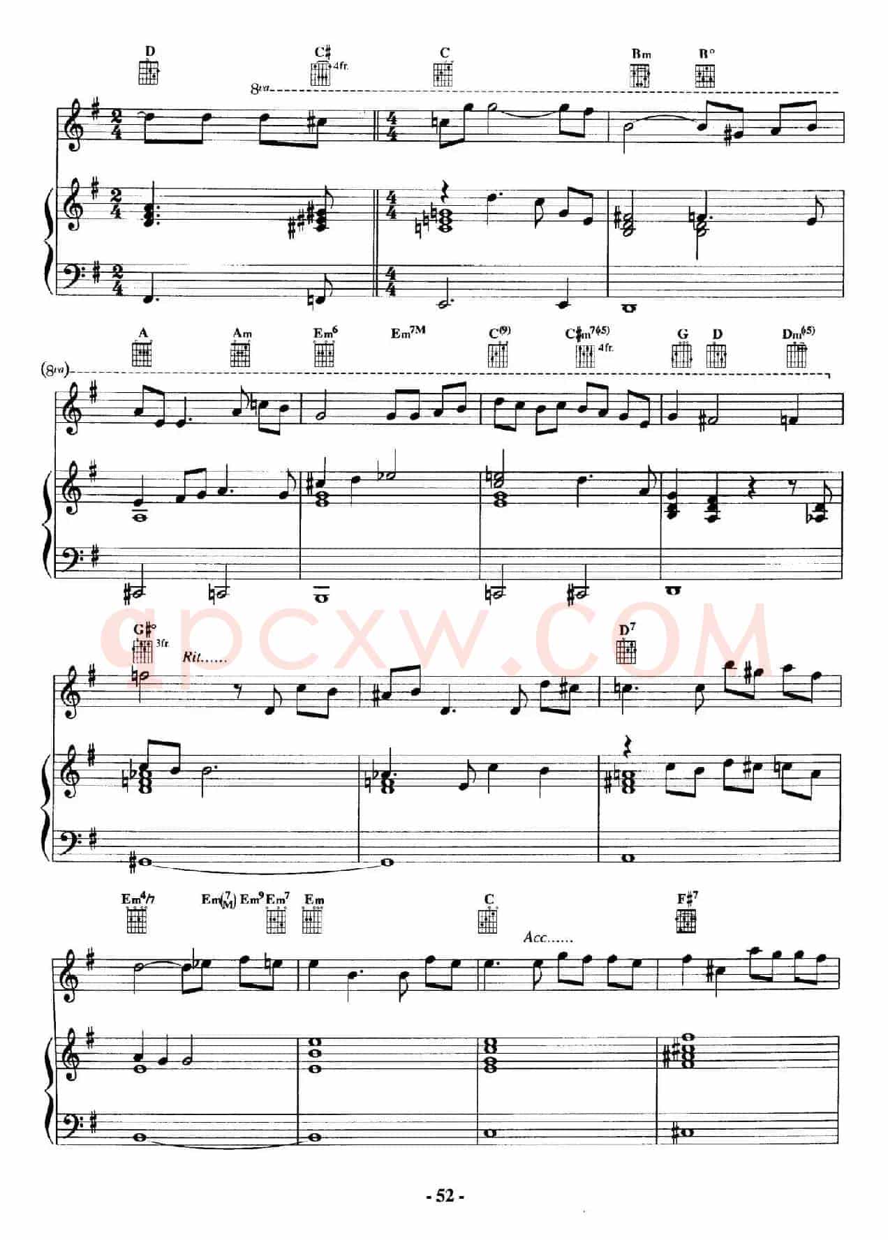 电影配乐大师莫瑞康最佳20首钢琴谱（Best of Ennio Morricone·15）