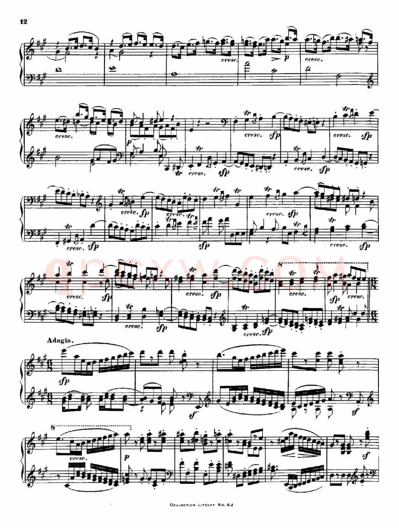 Quartet No.14(升c小调第十四弦乐四重奏钢琴版)