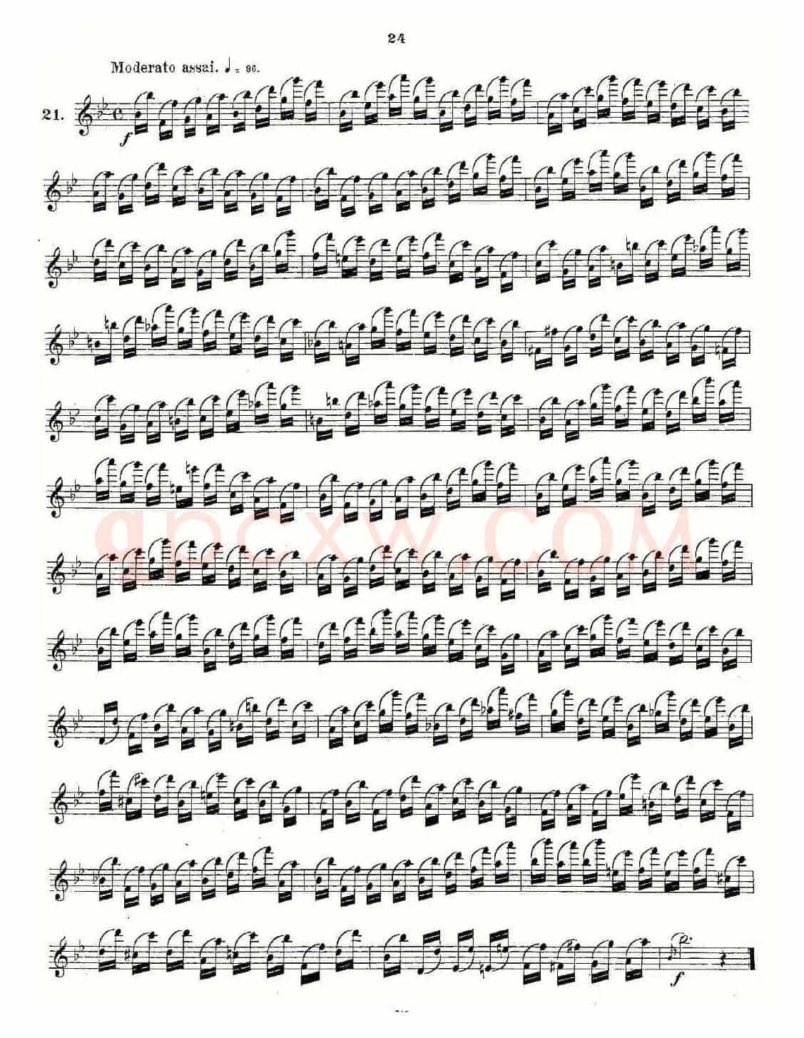 Andersen etude op30 之13—24（练习曲作品30号）