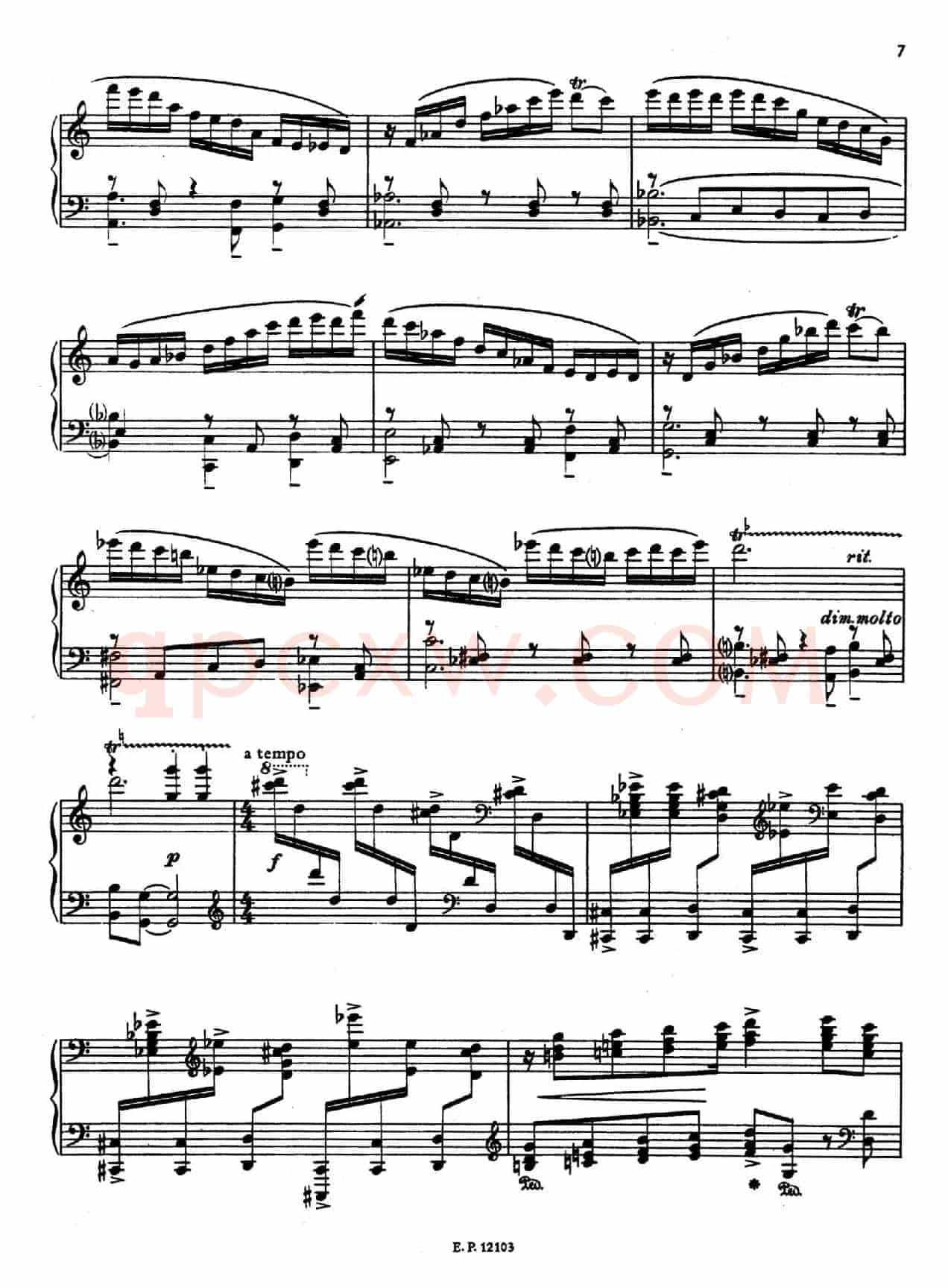 Sabre Dance(马刀舞曲)(索兰改编钢琴独奏版)
