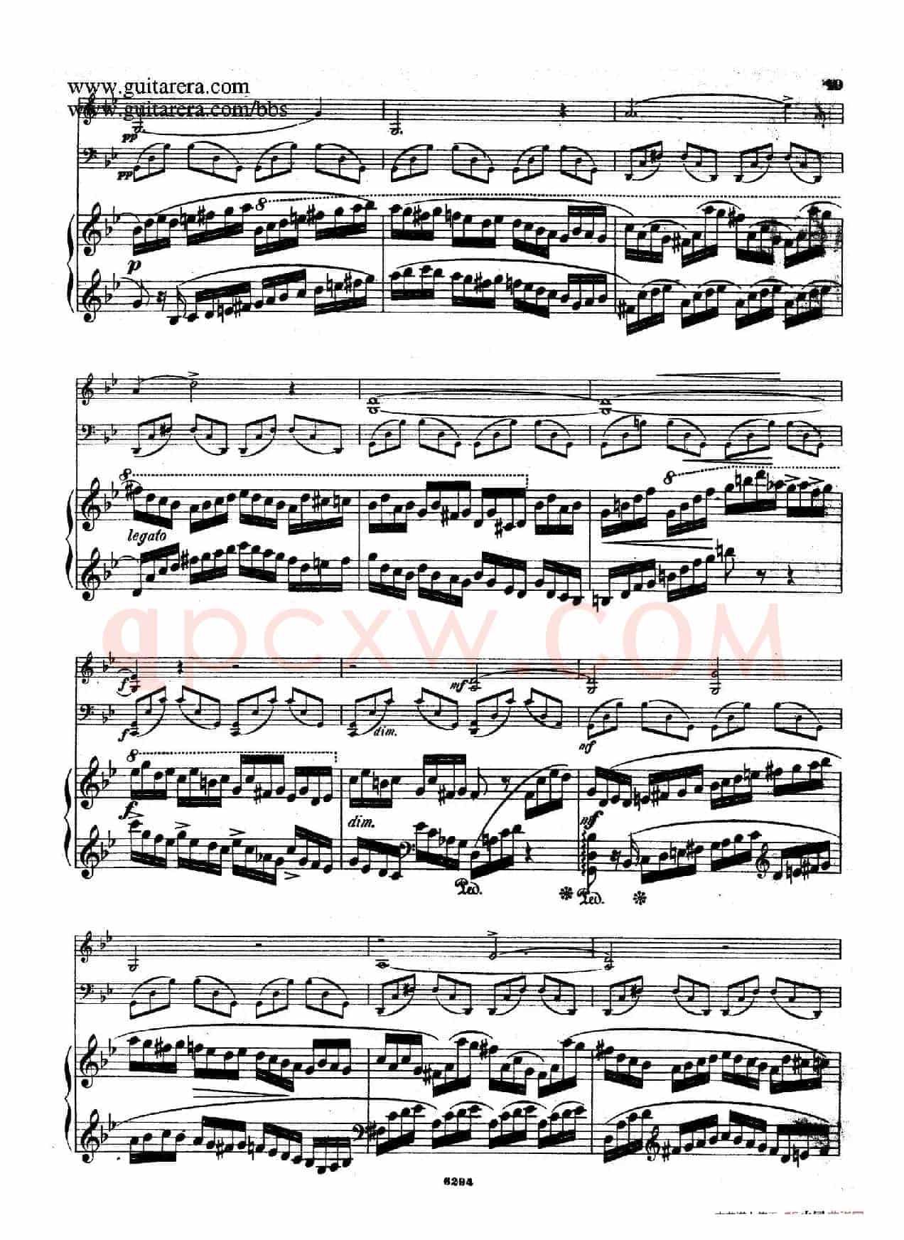 Piano Trio in g Minor Op.8（g小调钢琴三重奏）