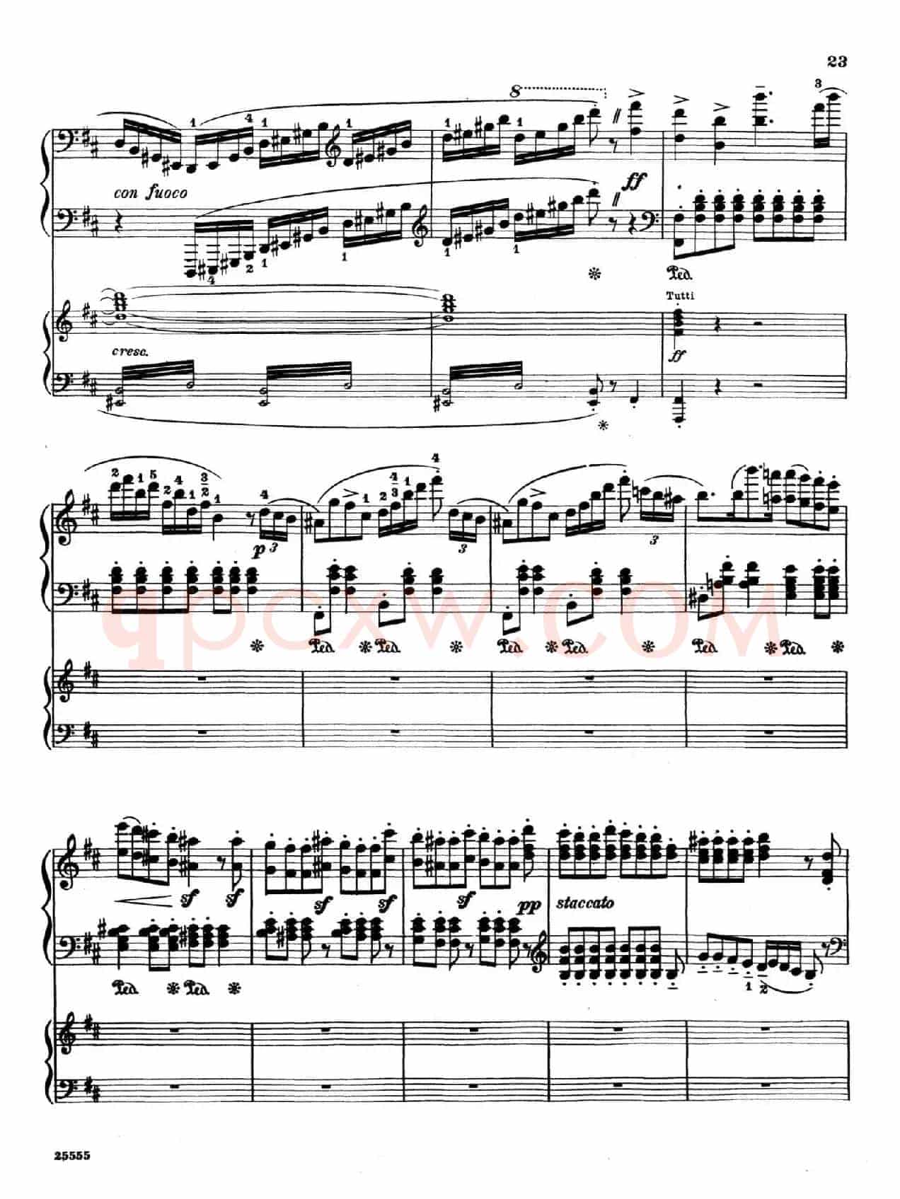 Capriccio Brillante in B Major Op.22(B大调华丽随想曲·双钢琴)