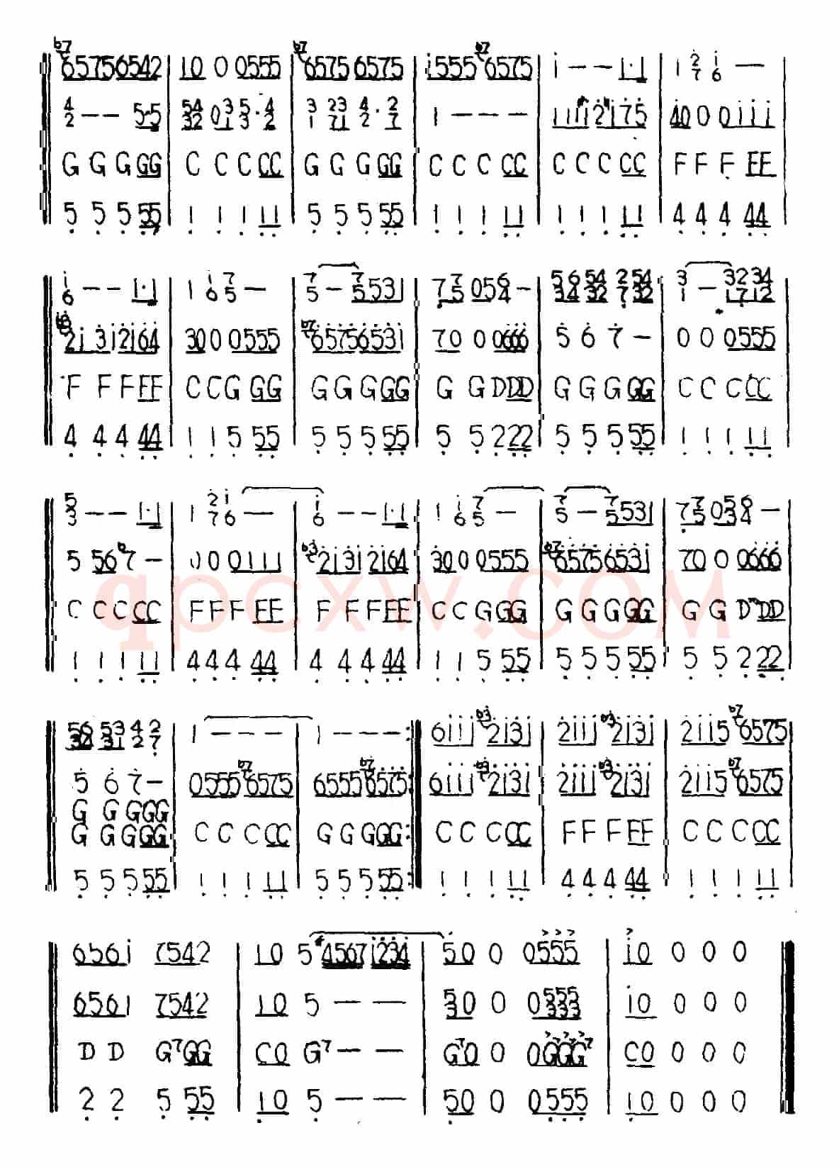 蓝色探戈（口琴吉他四重奏）