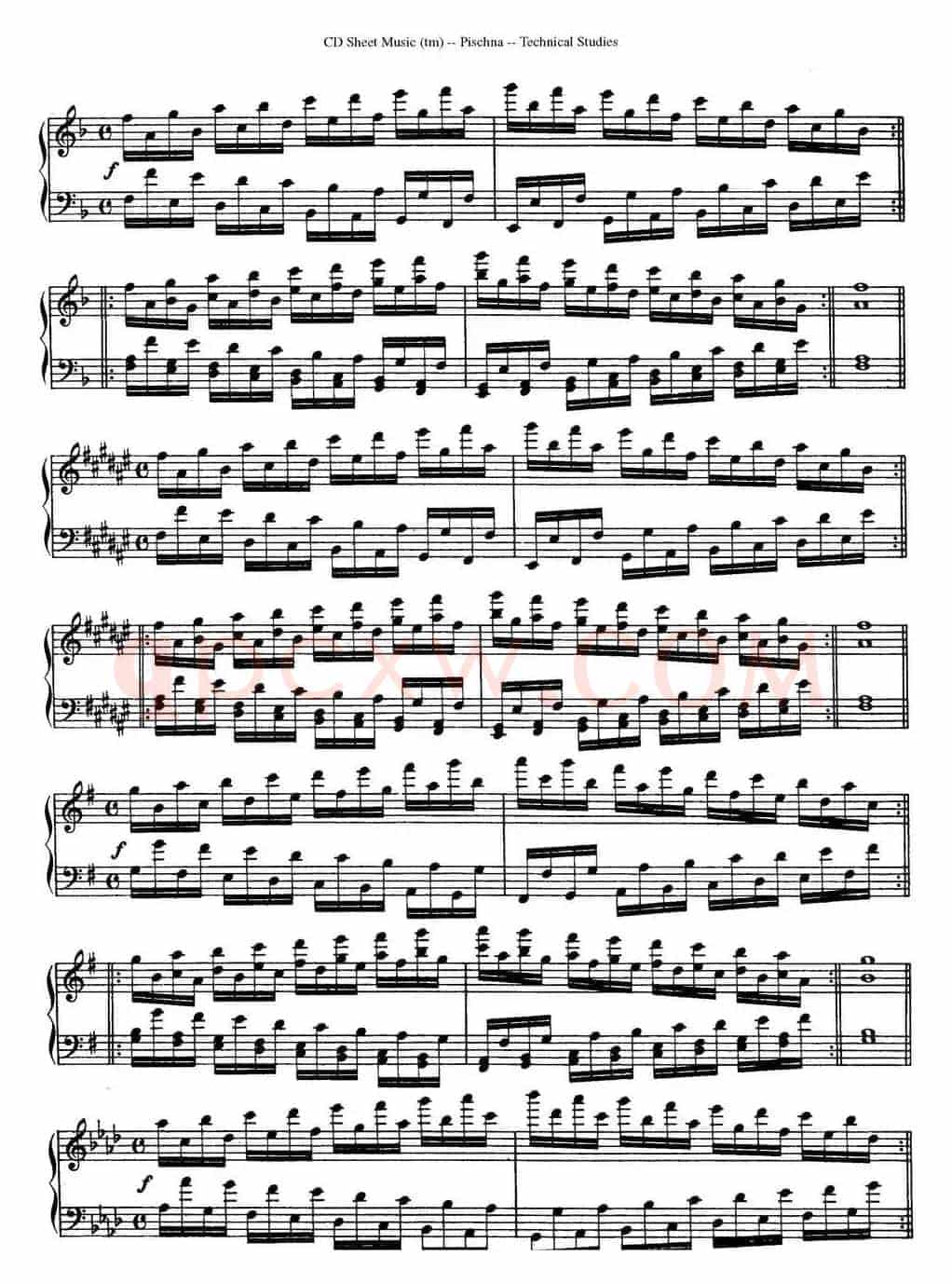 Technical Studies 60 Progressive Exercises (60首钢琴循序渐进练习曲 P51——60)