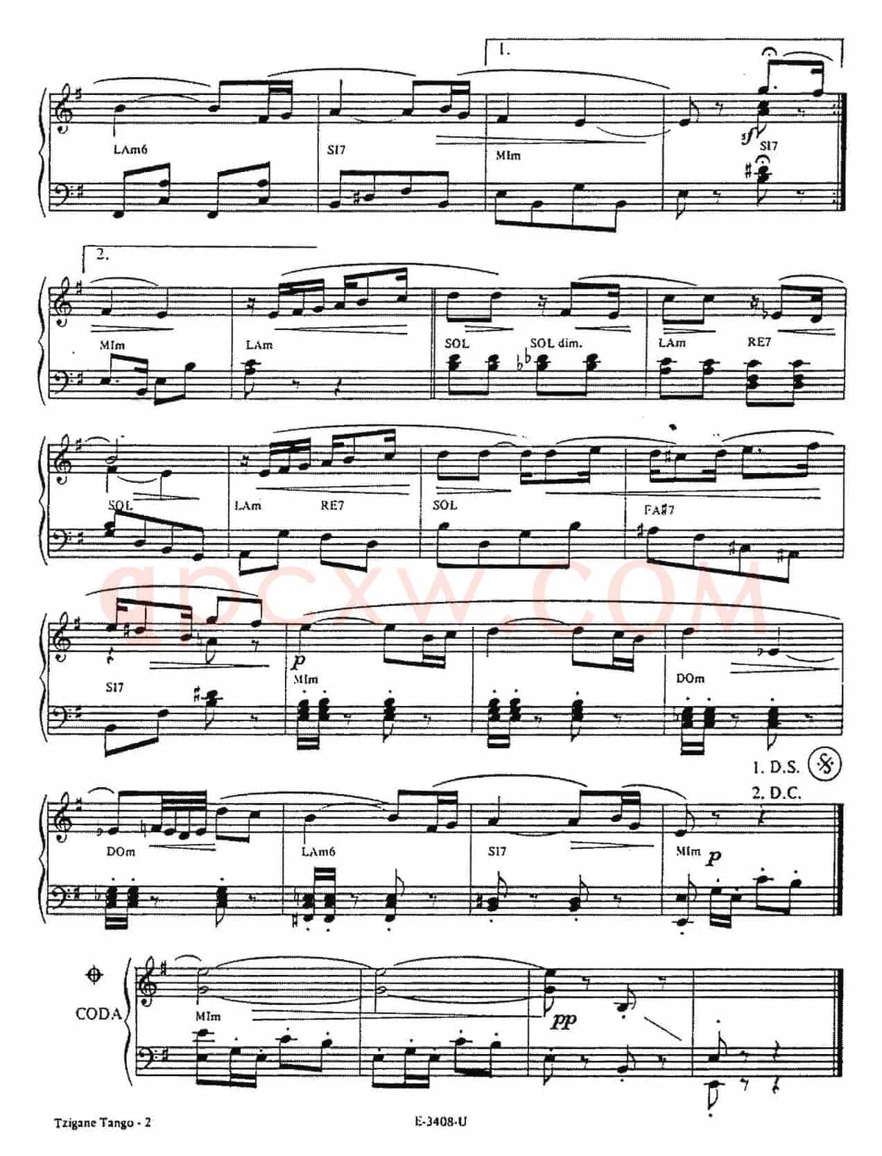 Piazzolla合集:5、Tzigand Tango(古典探戈)