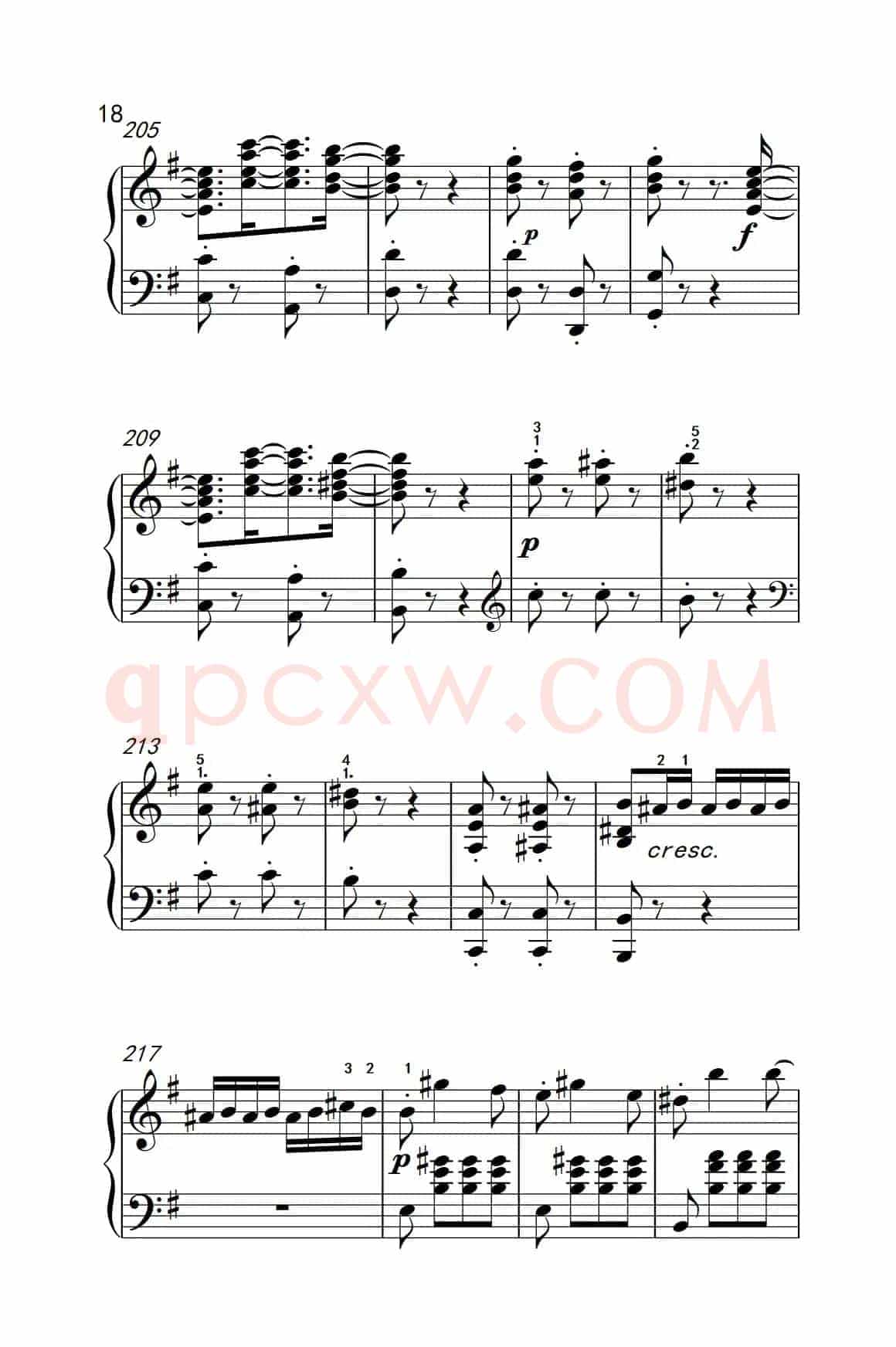 第九级2.G大调奏鸣曲 第一乐章 Op.31 No.1（中央音乐学院 钢琴（业余）考级教程 7-9级）