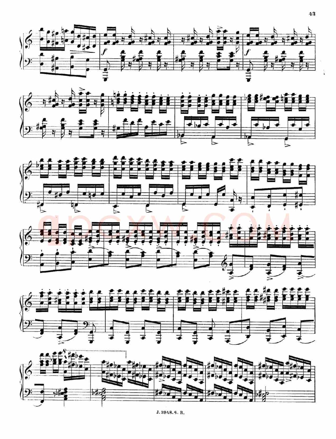 6 Etudes de Concert（6首音乐会练习曲·6）