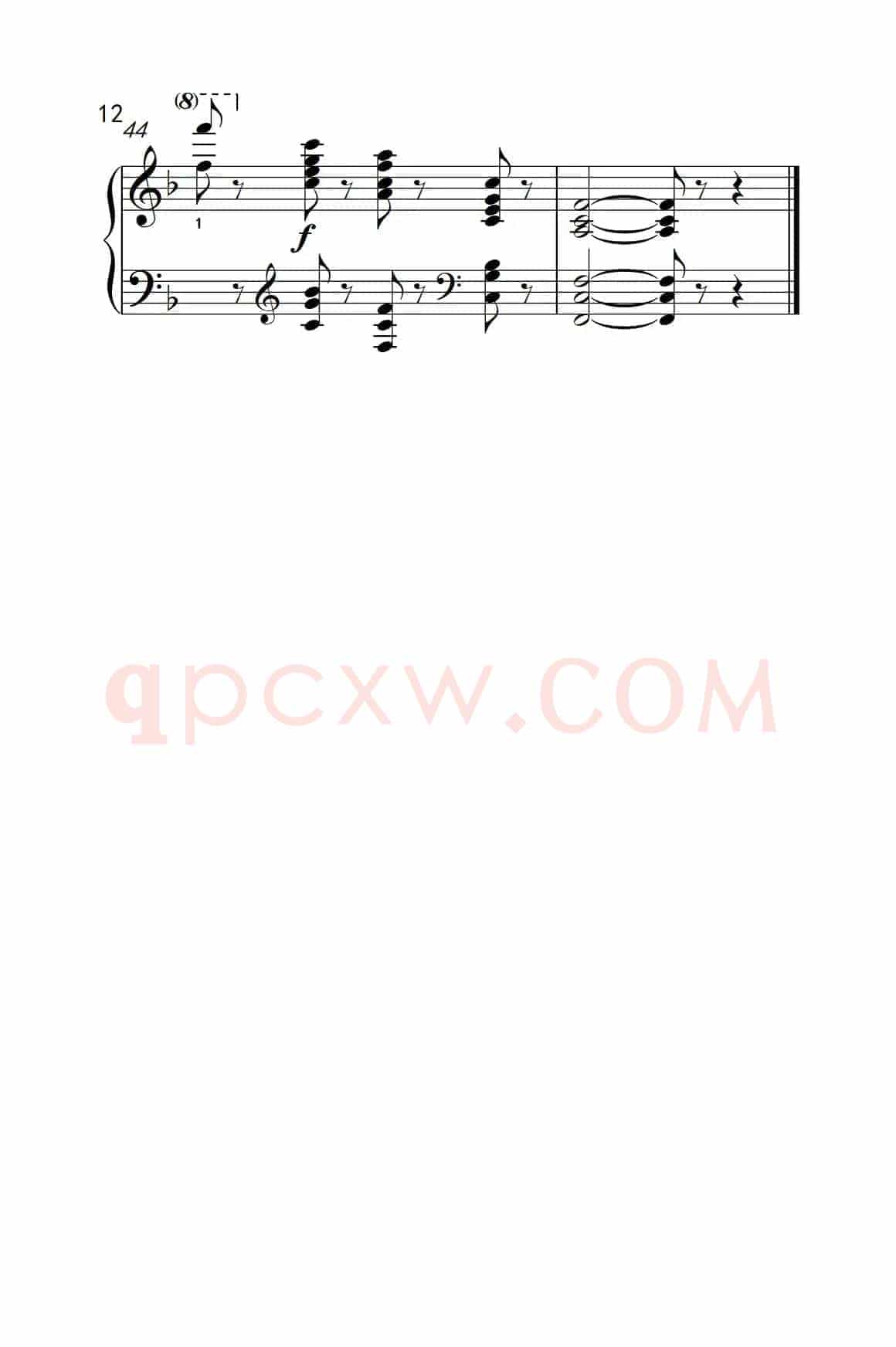 第八级3.练习曲 No.6 （中央音乐学院 钢琴（业余）考级教程 7-9级）