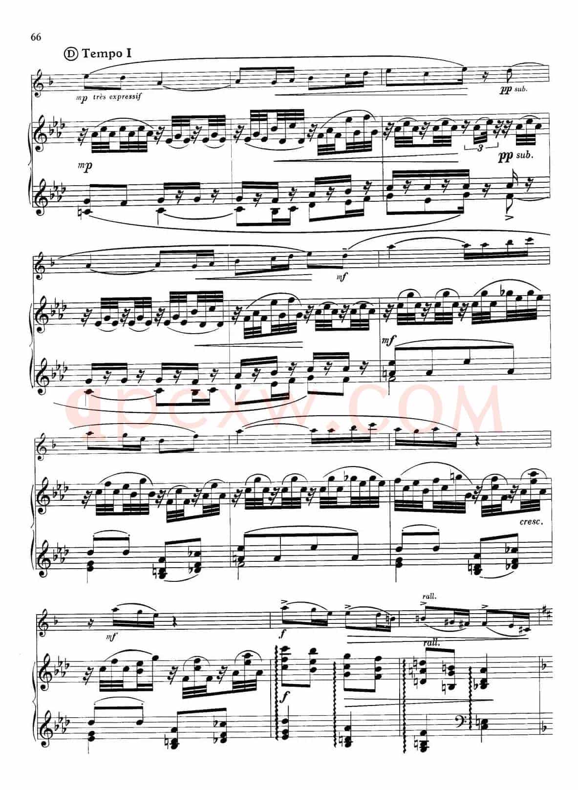 15首古典萨克斯独奏曲：14、sonatine（中音萨克斯+钢琴伴奏）