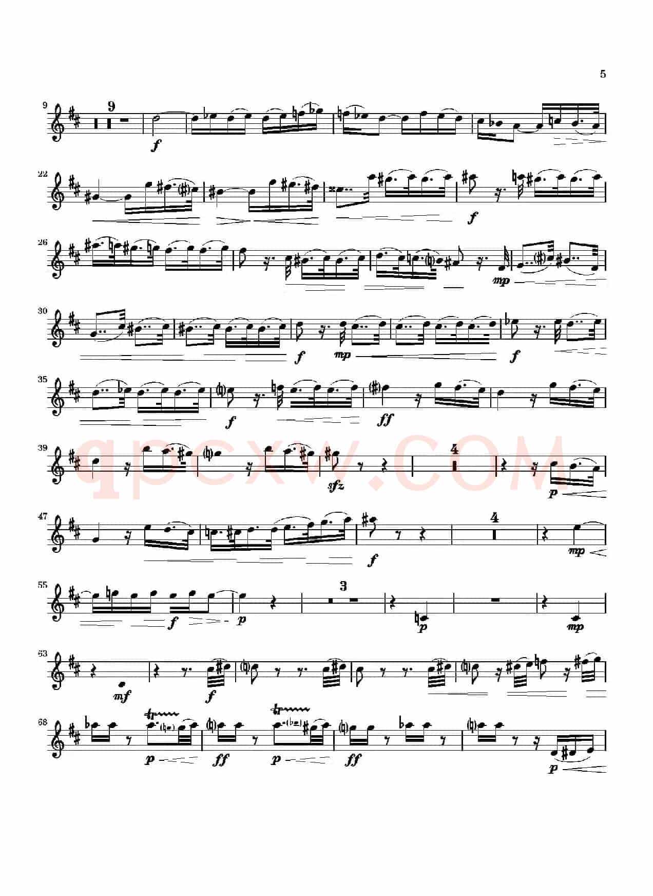 Movement（四重奏高音萨克斯分谱）
