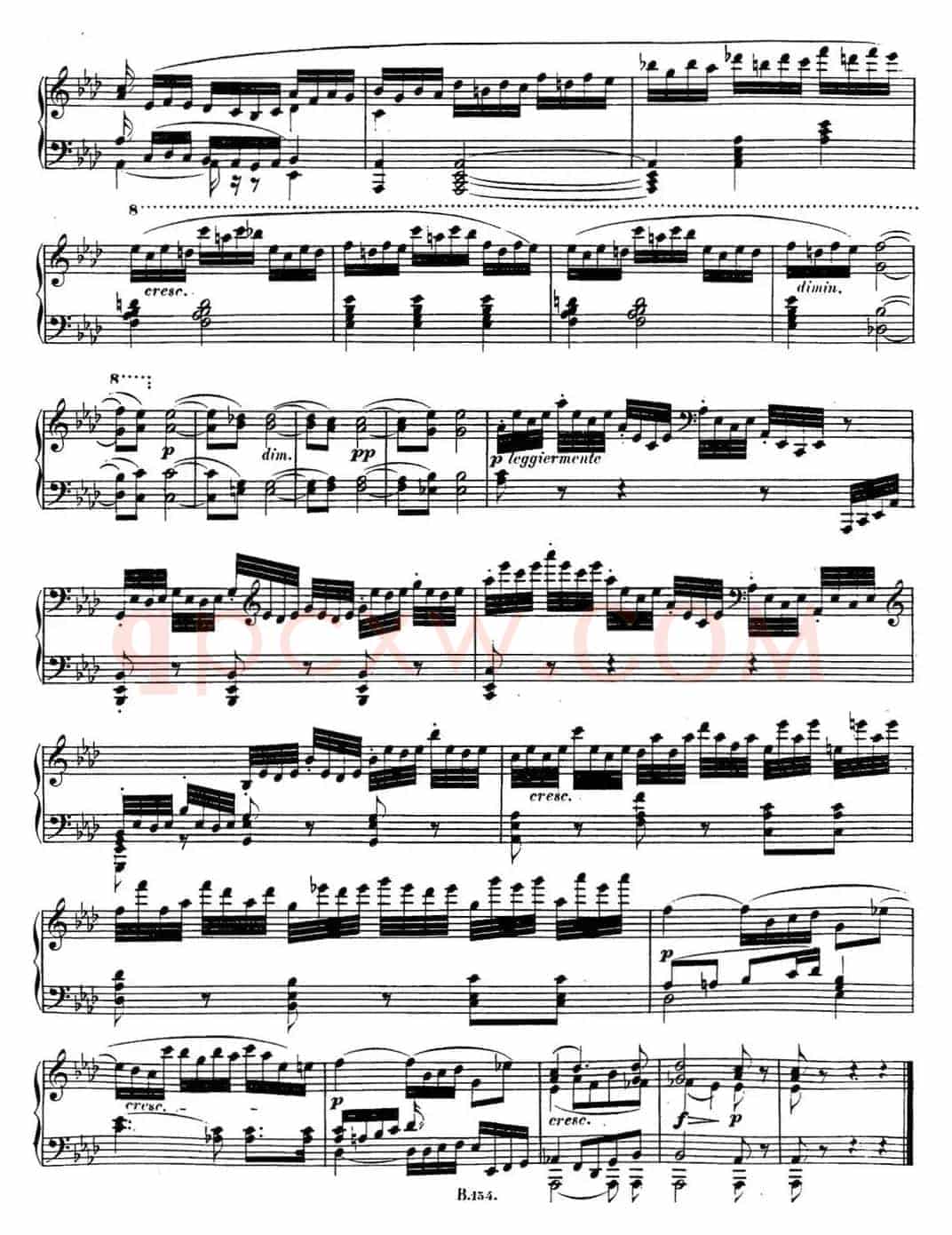 贝多芬钢琴奏鸣曲31 降A大调 Op.110 A-flat major
