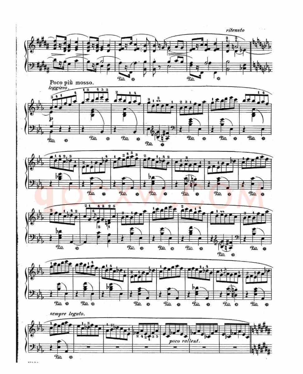 Trois Mazurkas Op·63（3首玛祖卡舞曲-1）