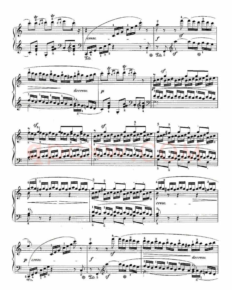 贝多芬钢琴小品（Bagatelles）（Op.33 之5）