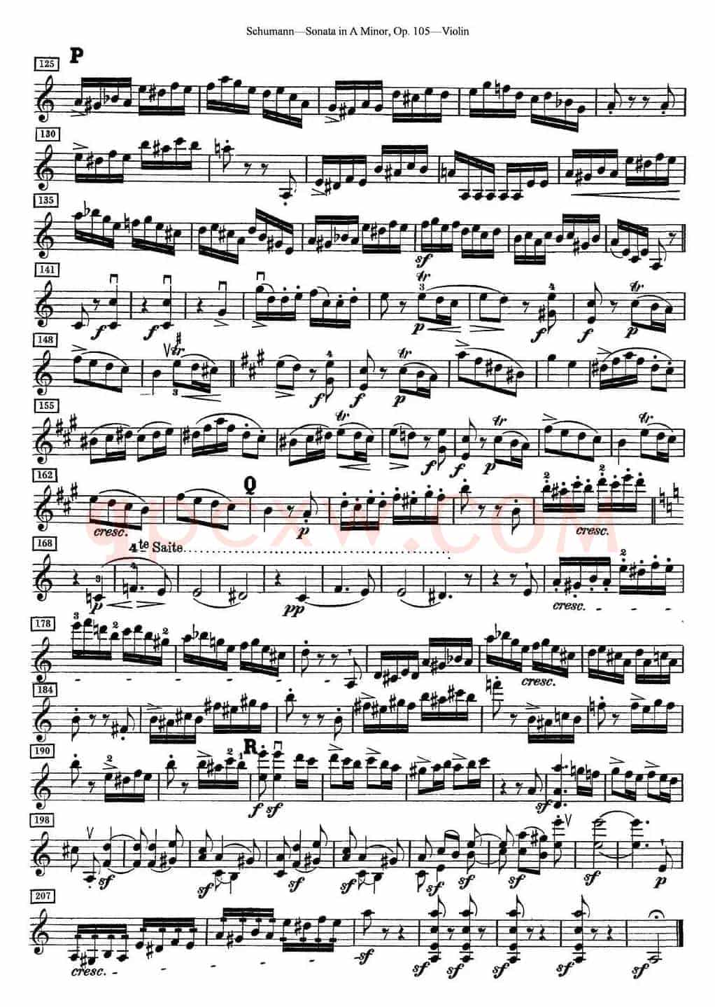 Violin Sonata in A minor Op.105
