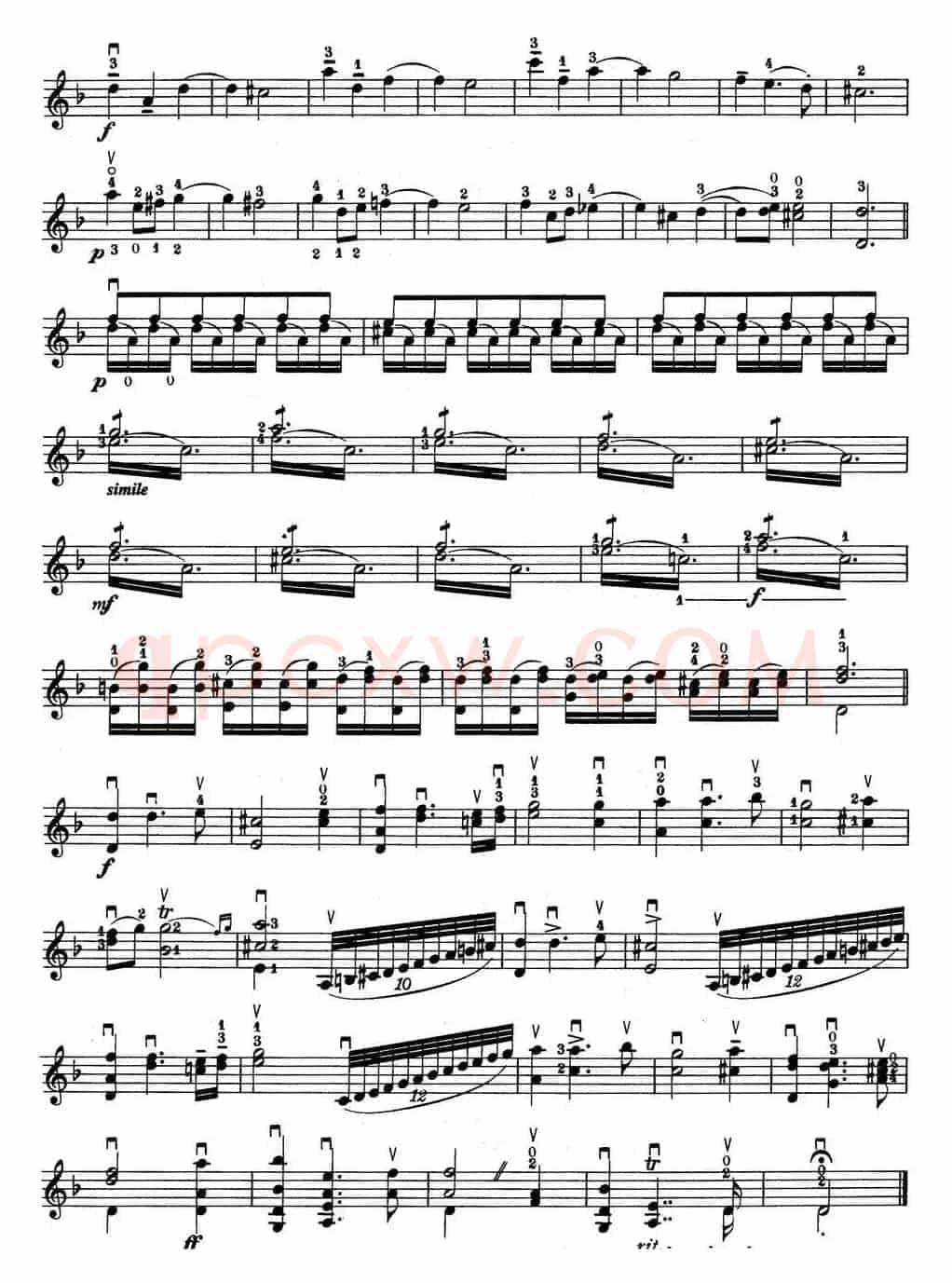 铃木小提琴教材第六册（Suzuki Violin School Violin Part VOLUME 6）