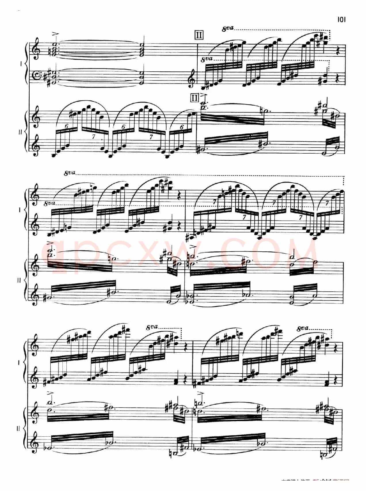 The Planets Op.32(双钢琴)(行星·第七乐章 海王星—神秘主义者)